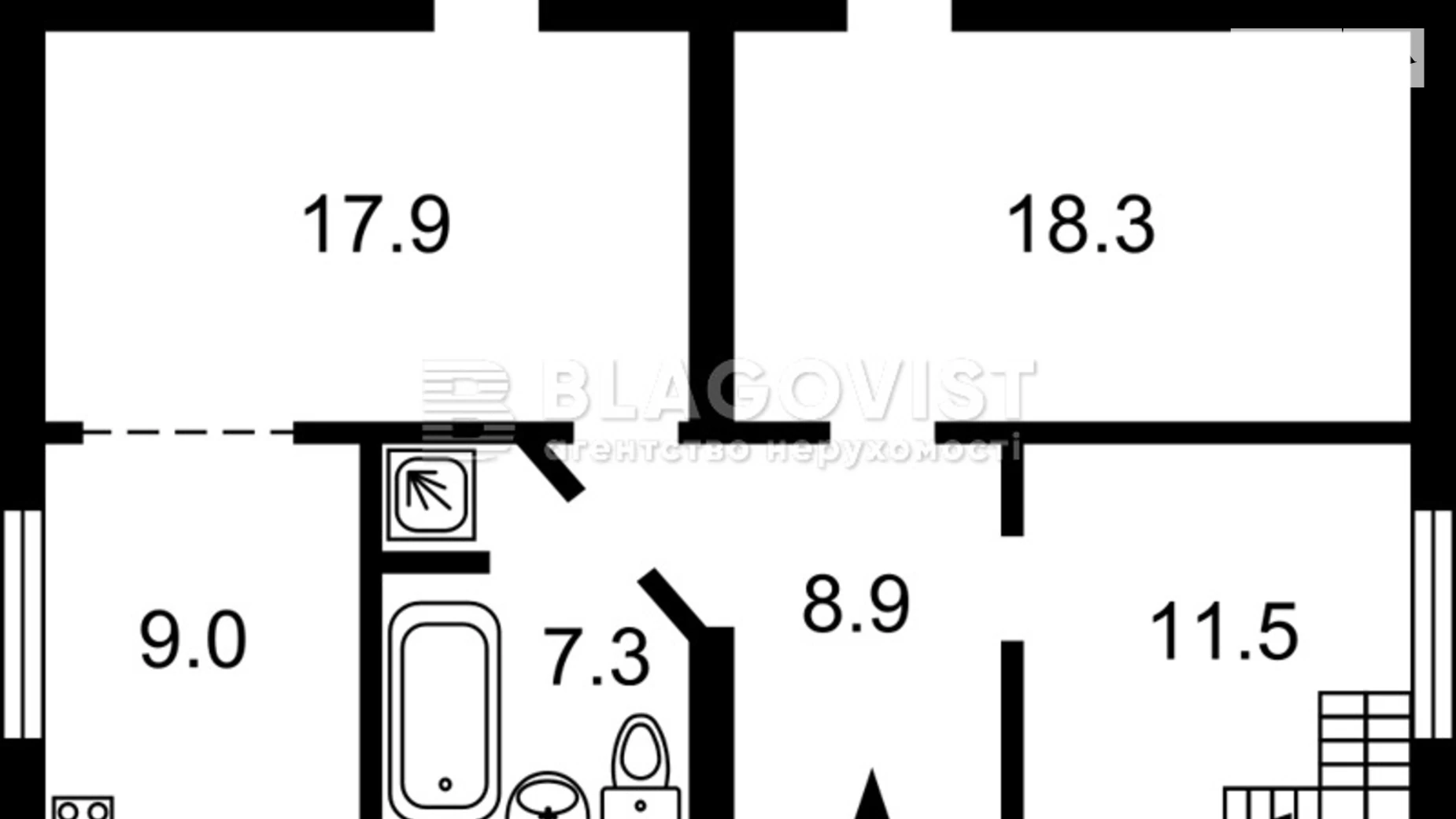 Продається 4-кімнатна квартира 110 кв. м у Києві, вул. Лейпцизька, 2/37