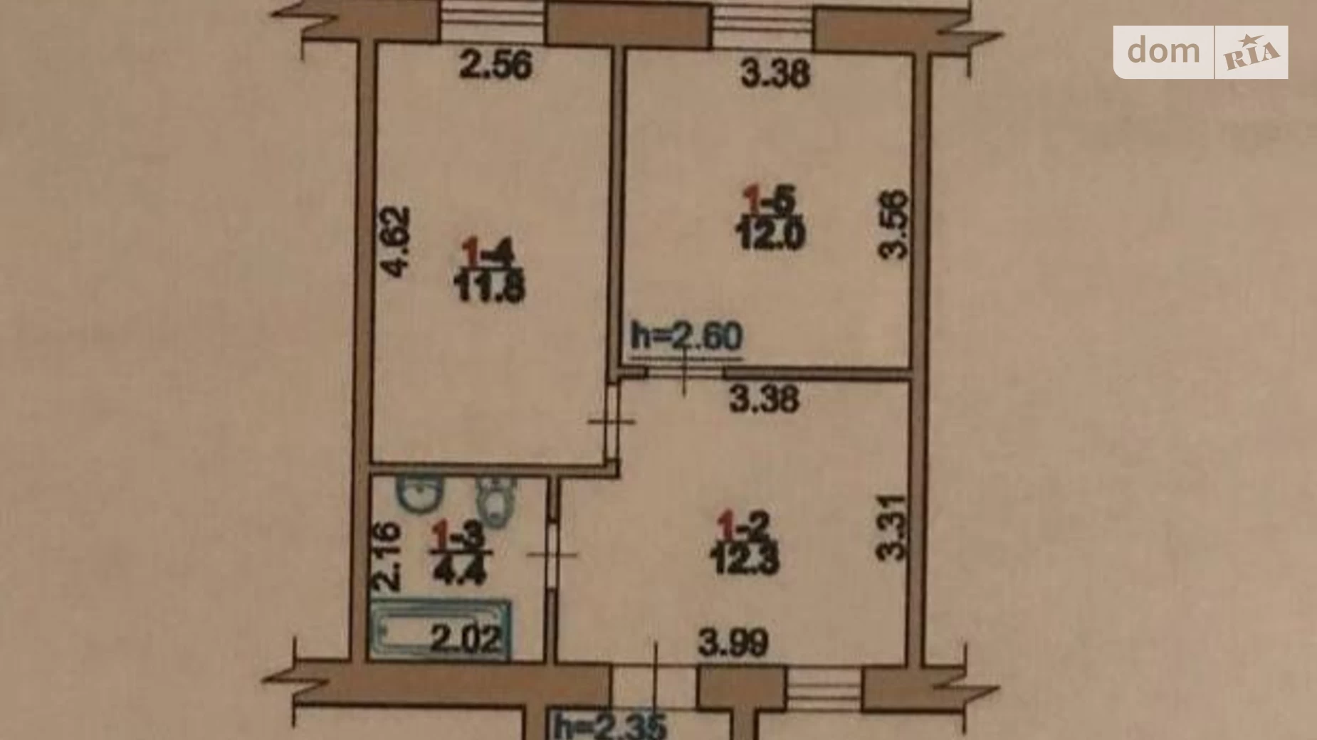 Продается 2-комнатная квартира 45 кв. м в Хмельницком, ул. Янчук Нины - фото 5