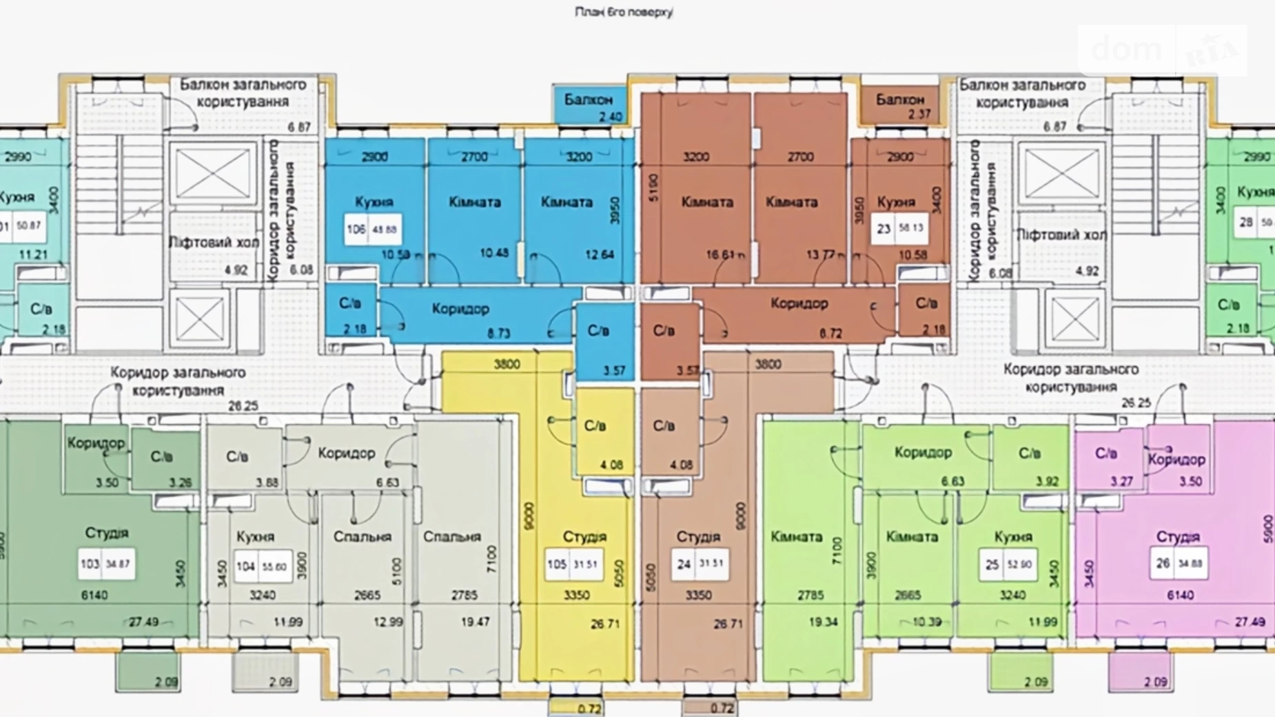 Продается 2-комнатная квартира 58 кв. м в Одессе, ул. Академика Сахарова, 55 - фото 4