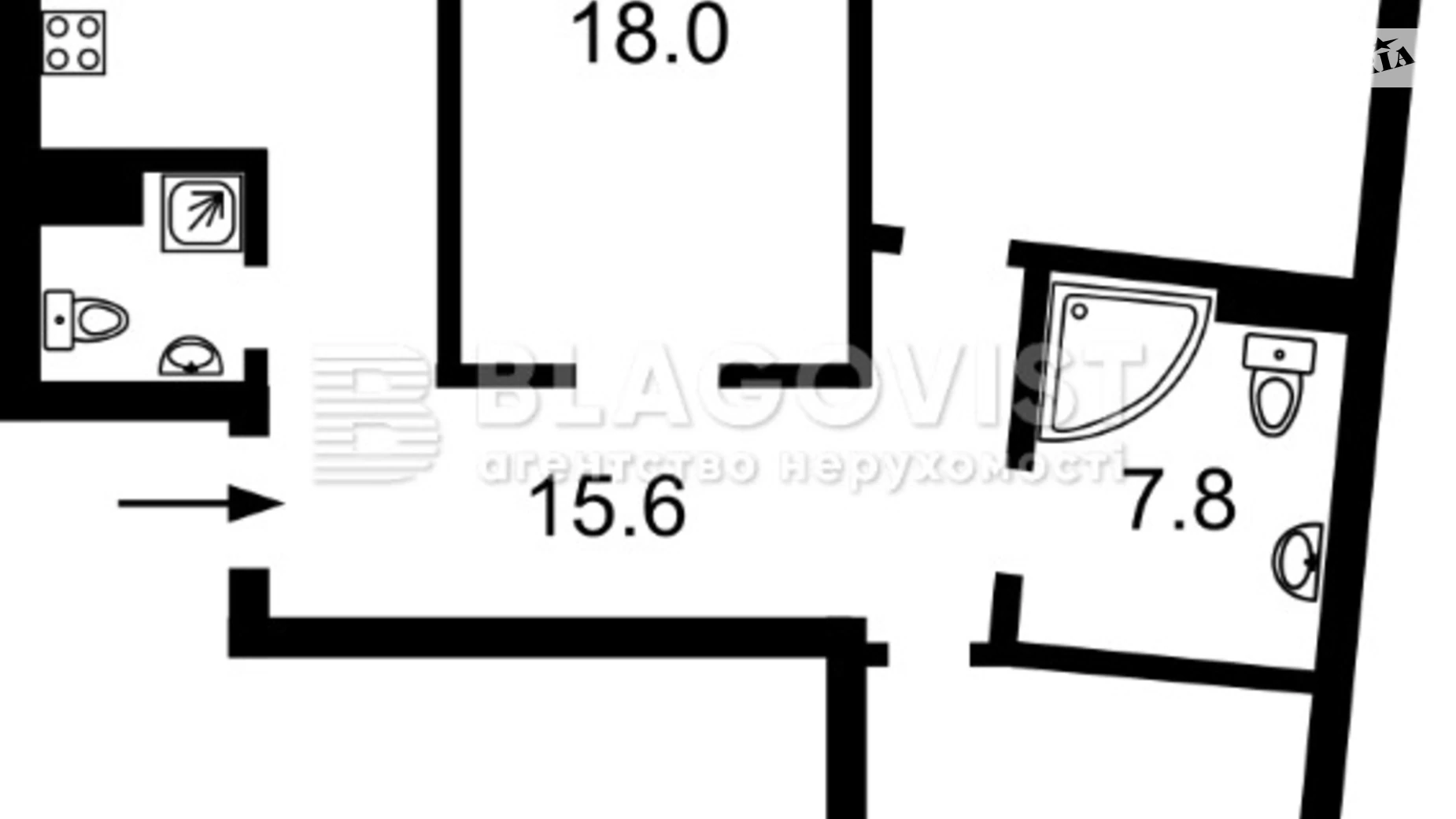 Продается 3-комнатная квартира 103 кв. м в Киеве, пер. Балтийский, 3