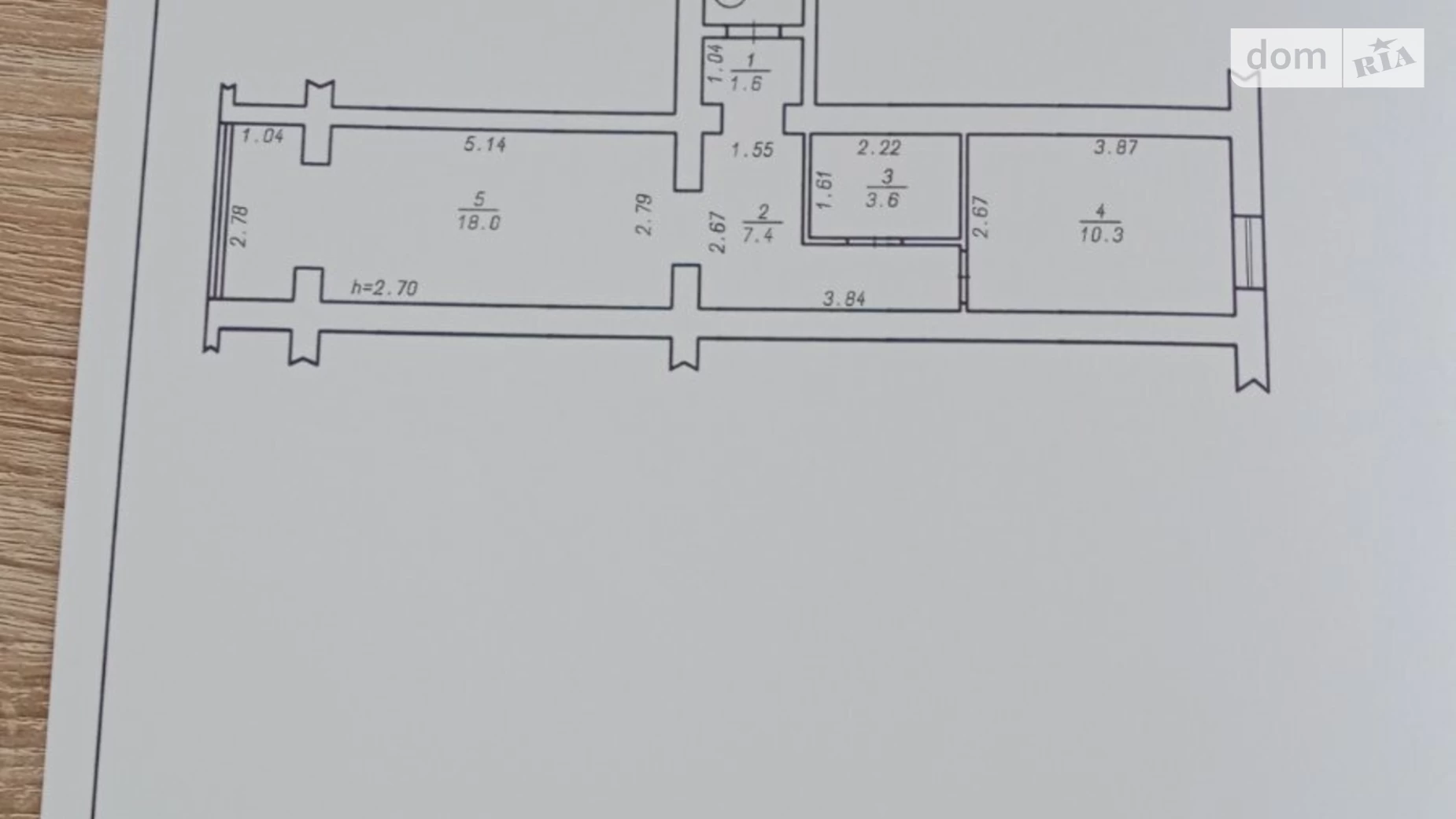 Продается 1-комнатная квартира 41 кв. м в Хмельницком, ул. Кармелюка, 11 - фото 3