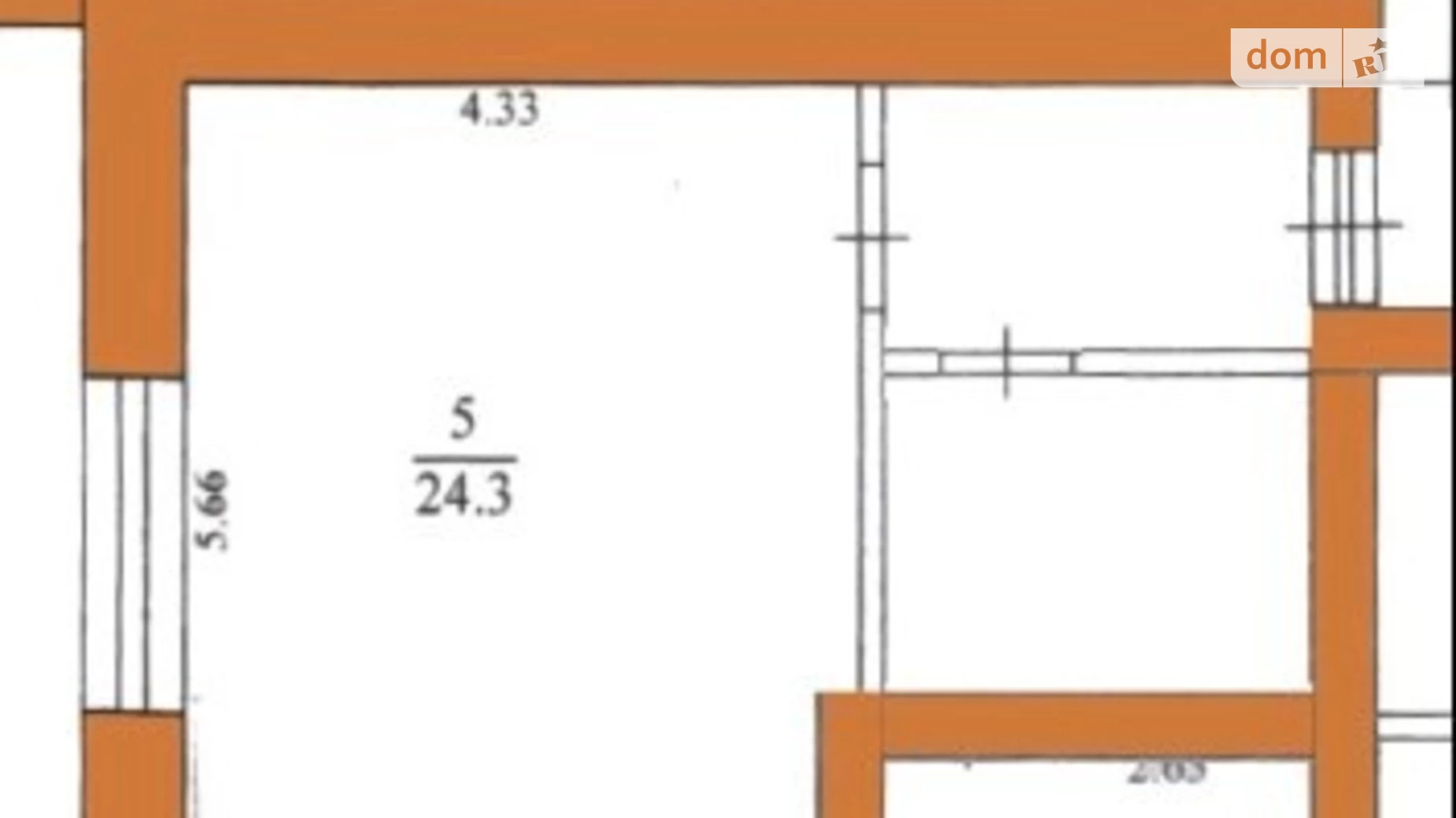 1-комнатная квартира 34.5 кв. м в Тернополе, ул. Черновецкая, 68 - фото 5