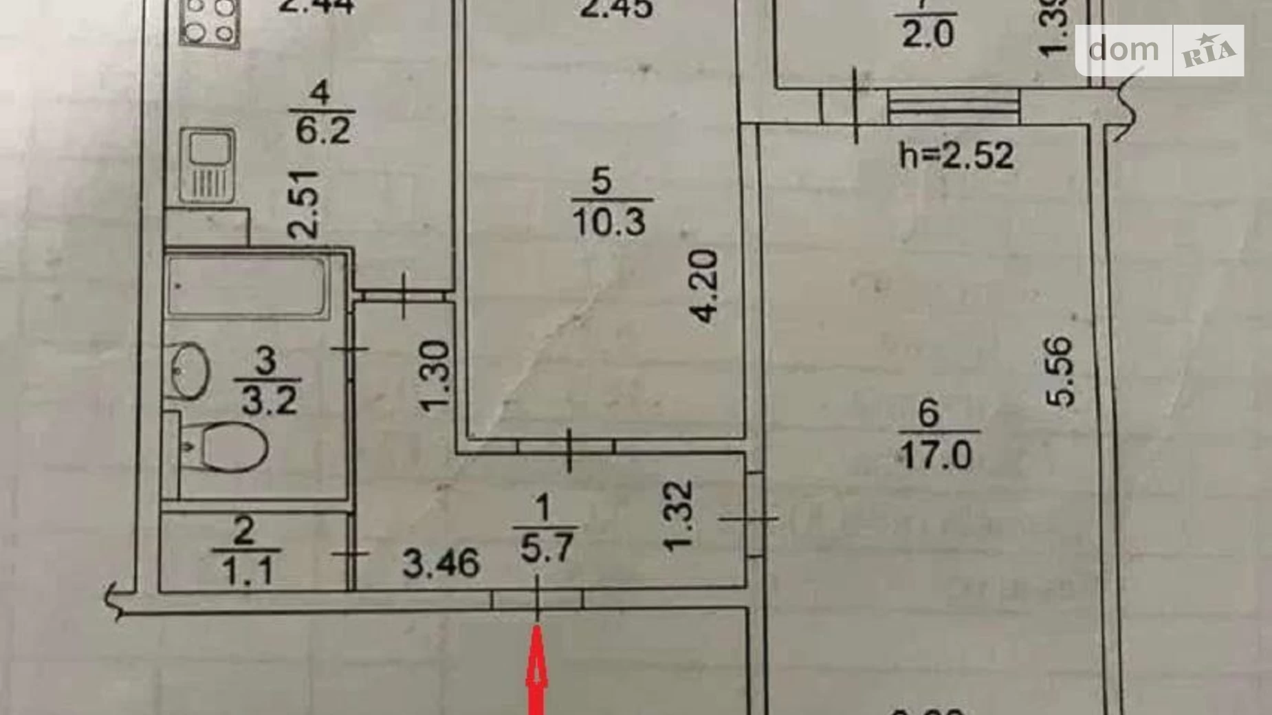 Продается 2-комнатная квартира 54 кв. м в Киеве, ул. Генерала Наумова, 41 - фото 4