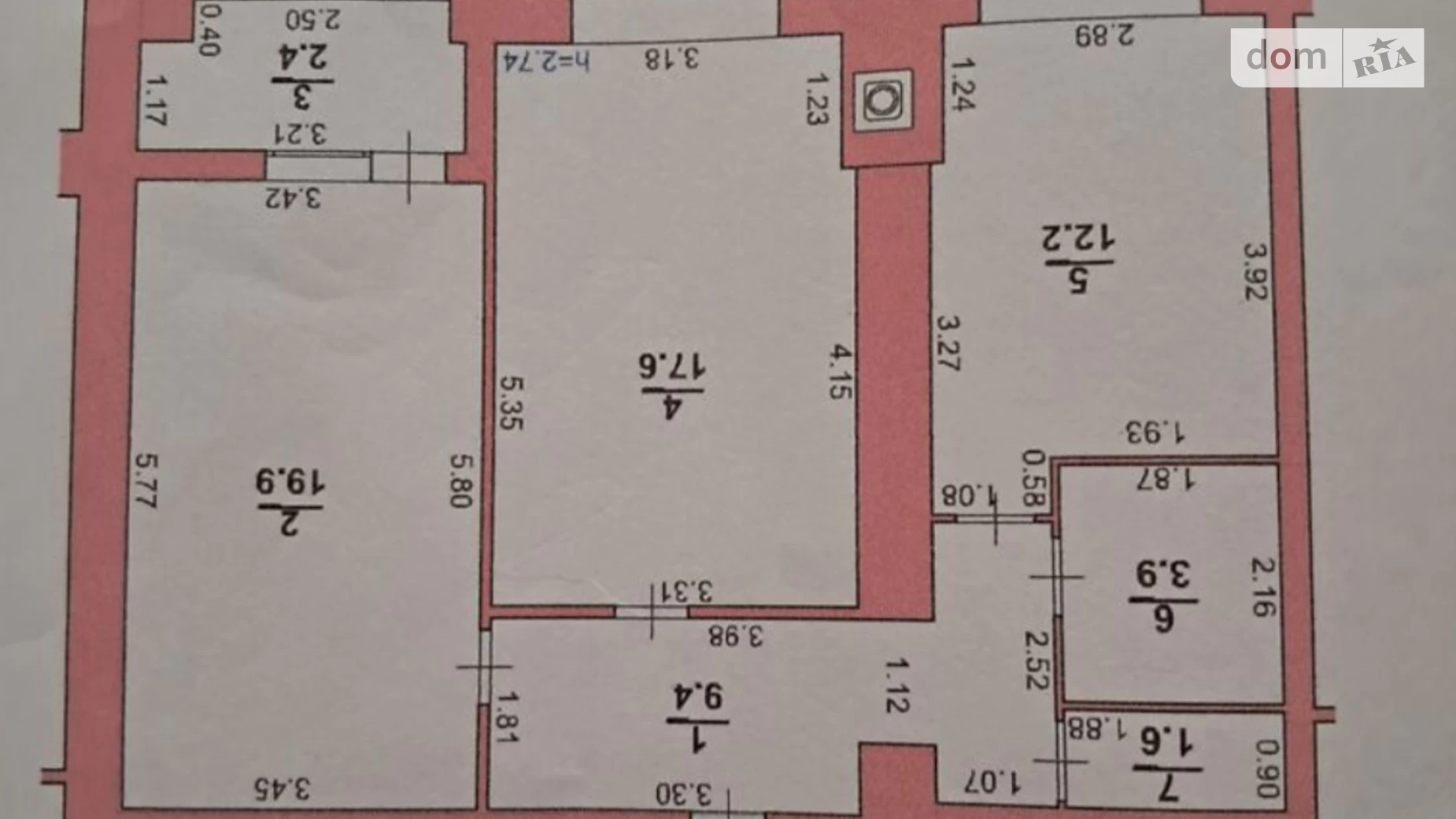 Продается 2-комнатная квартира 68 кв. м в Хмельницком, ул. Лесогриневецкая, 30/12 - фото 2