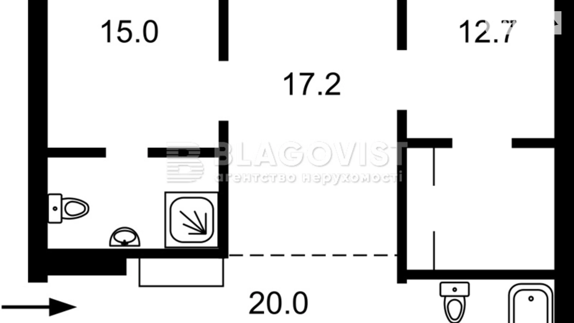 Продается 3-комнатная квартира 85 кв. м в Киеве, наб. Днепровская, 12 - фото 5