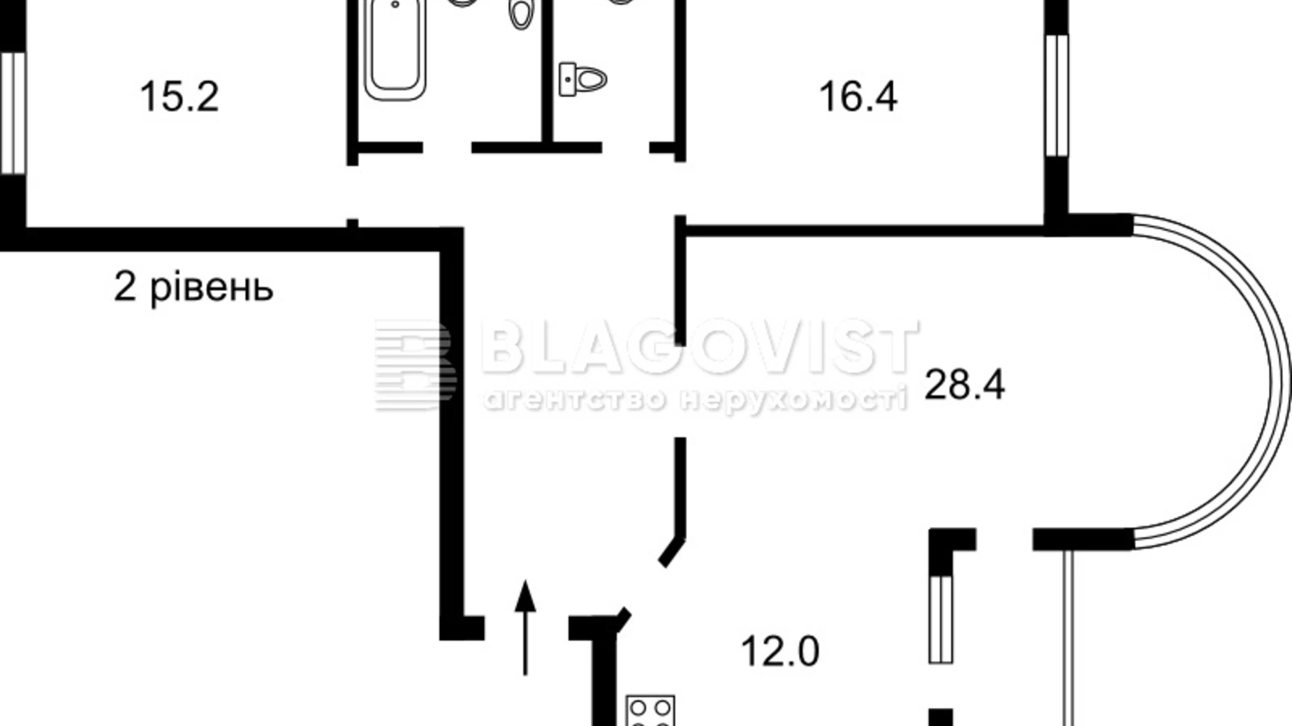 Продается 6-комнатная квартира 182 кв. м в Киеве, ул. Саксаганского, 60А