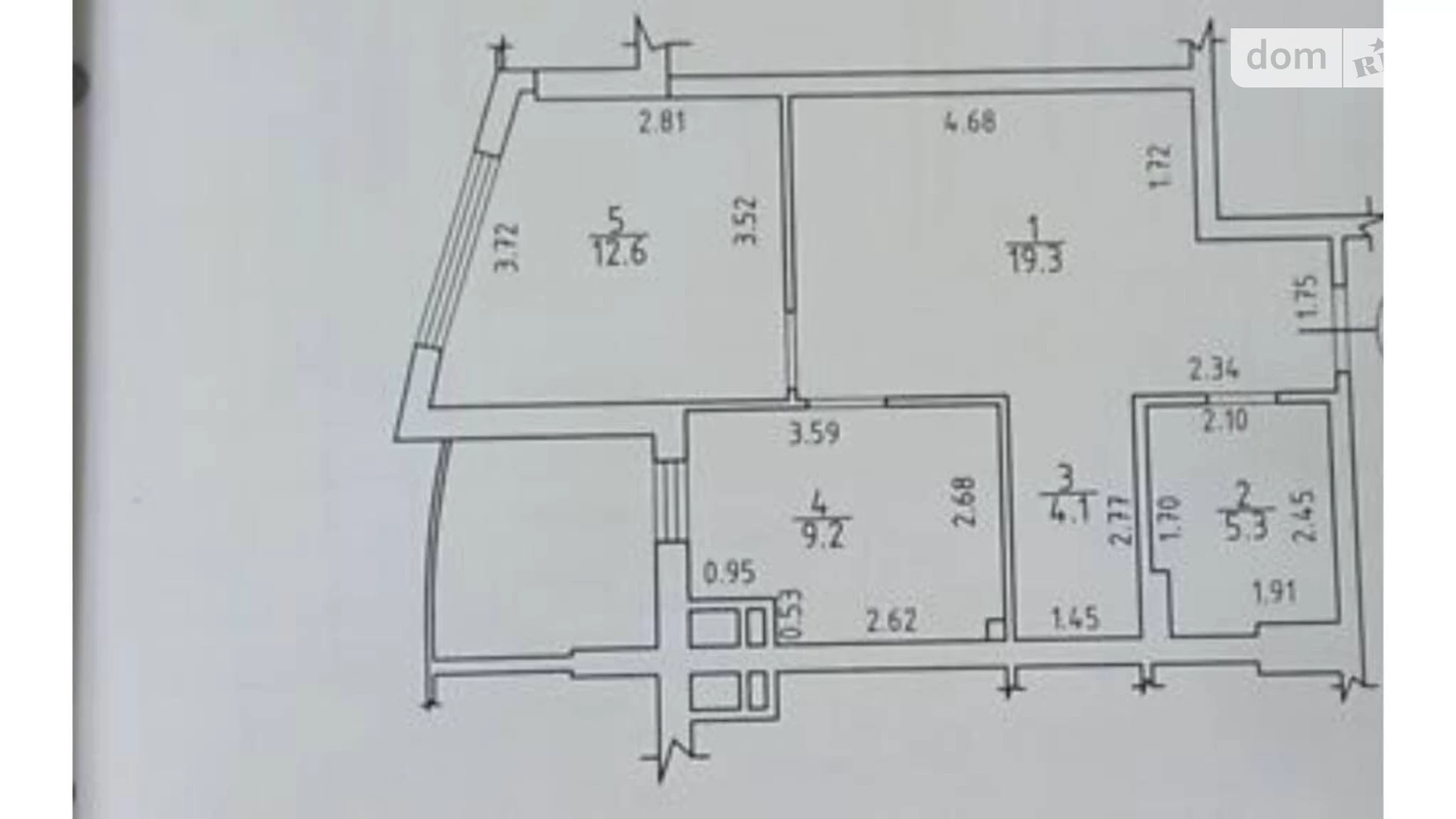 Продається 2-кімнатна квартира 60 кв. м у Одесі, вул. Люстдорфська дорога