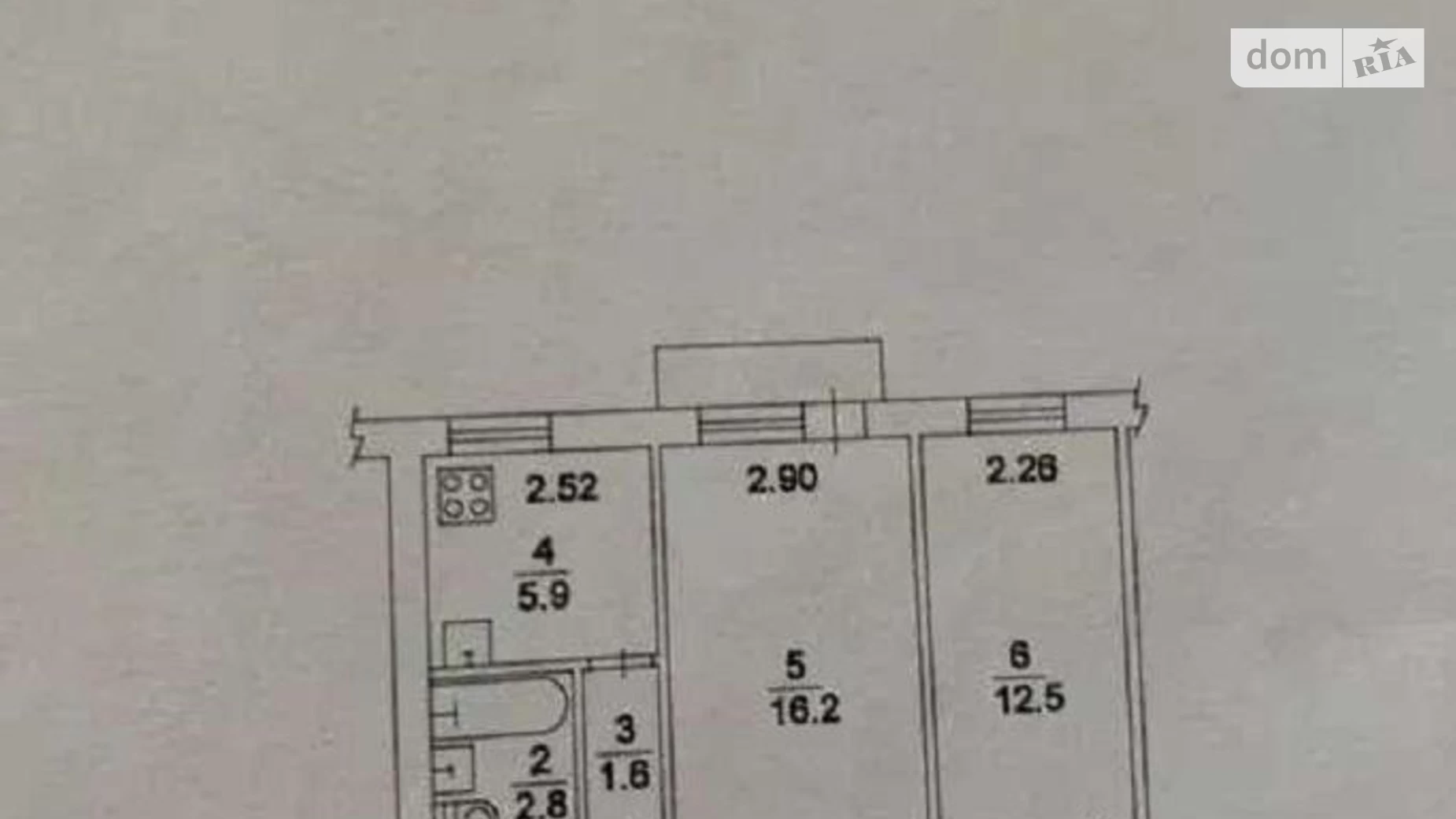 Продается 2-комнатная квартира 42 кв. м в Киеве, ул. Мукачевская, 3/9