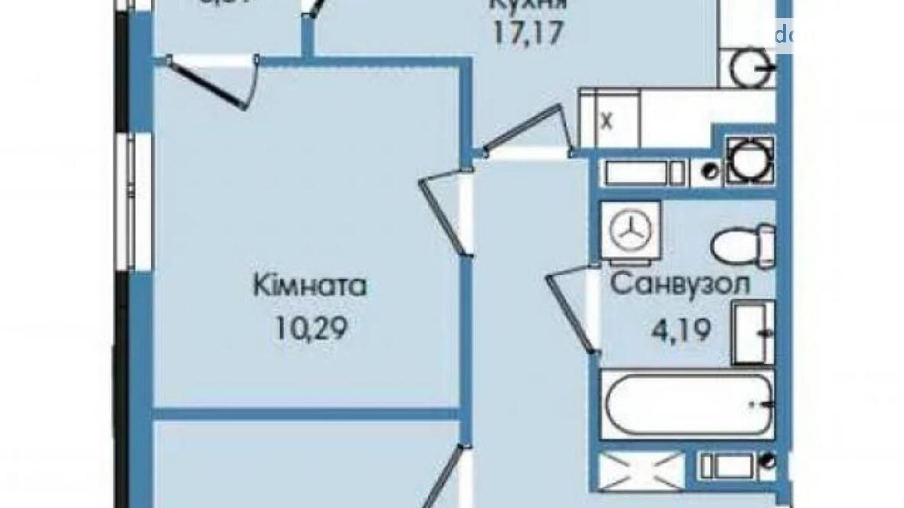 Продается 2-комнатная квартира 61.1 кв. м в Львове, ул. Вашингтона Джорджа - фото 2