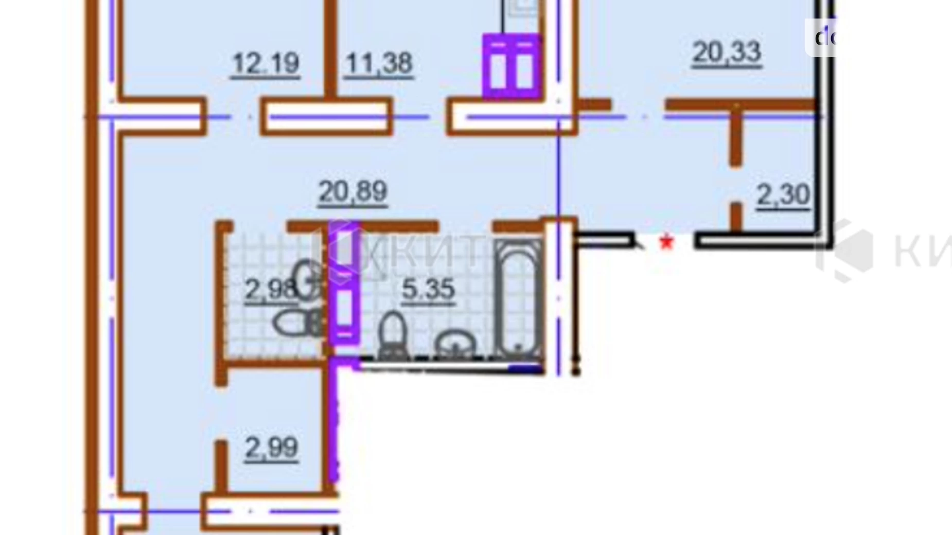 Продается 3-комнатная квартира 105 кв. м в Харькове, пер. Шекспира, 13