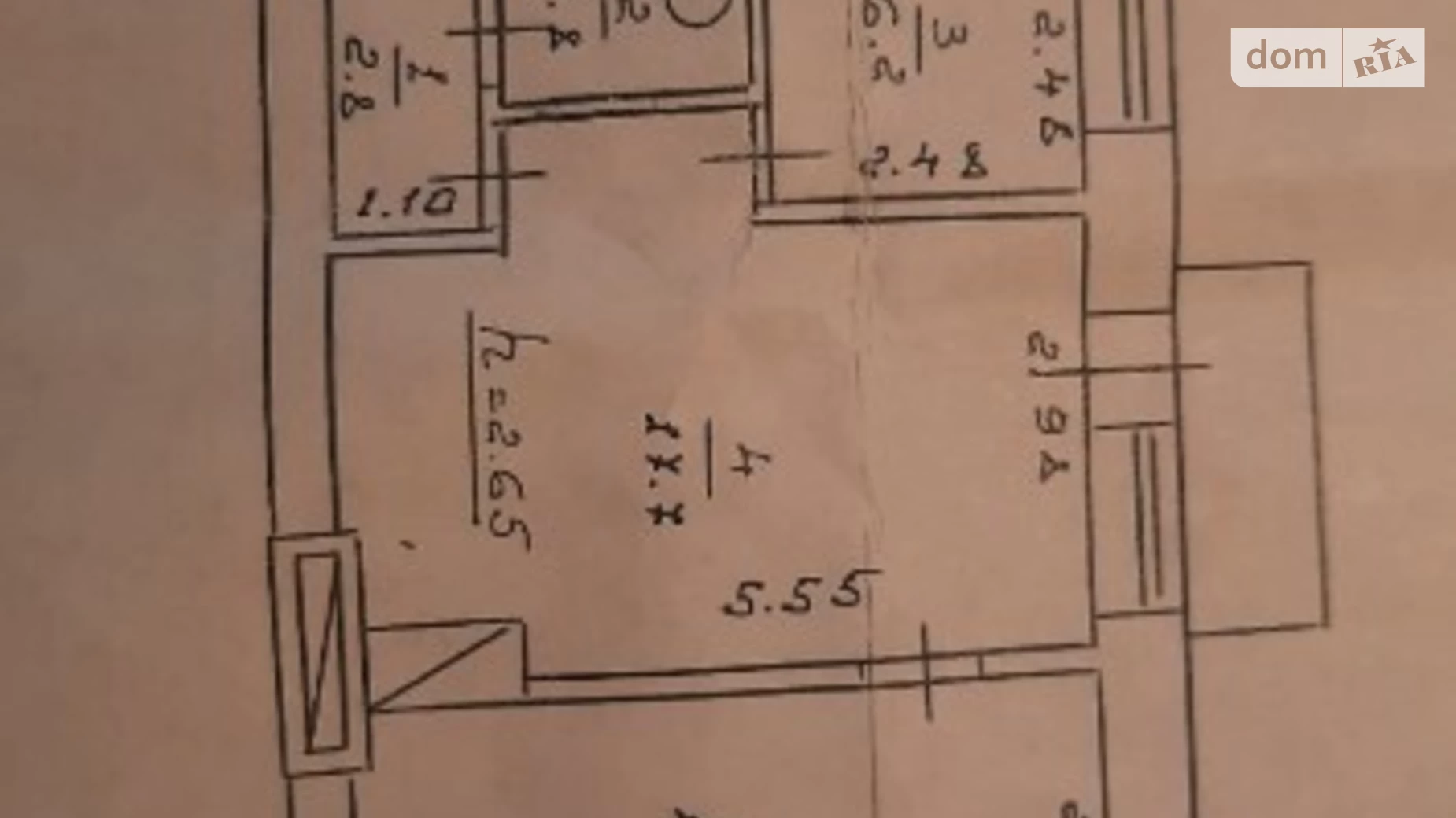 Продается 2-комнатная квартира 42 кв. м в Хмельницком, ул. Героев Мариуполя(Гагарина)