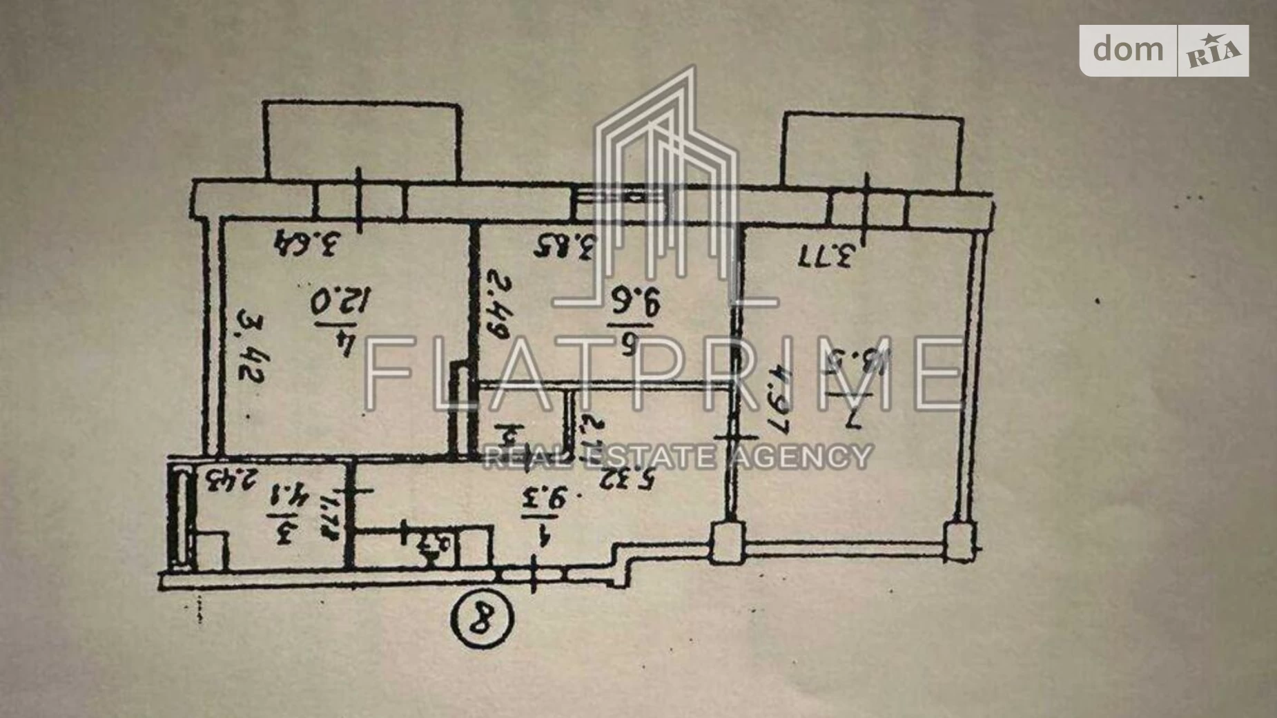 Продается 2-комнатная квартира 57 кв. м в Киеве, ул. Строителей, 30