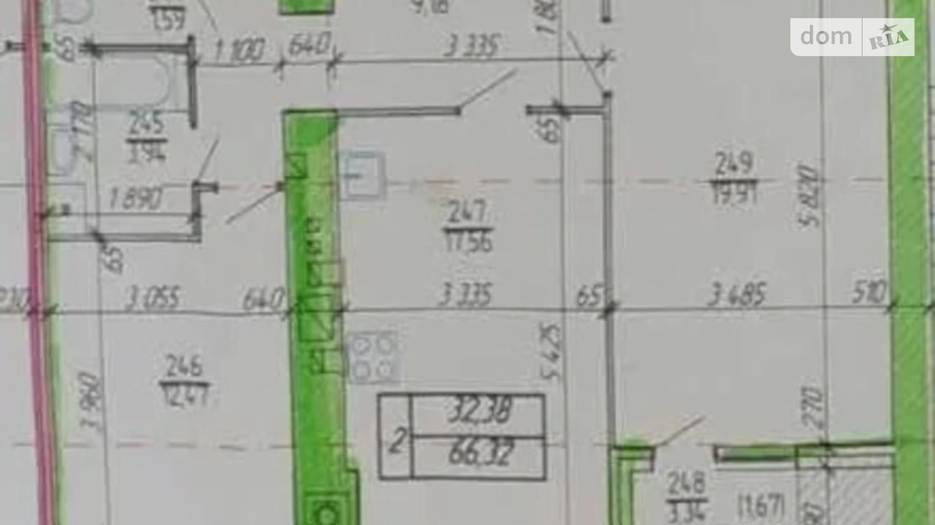 Продается 2-комнатная квартира 66.8 кв. м в Хмельницком, ул. Лесогриневецкая