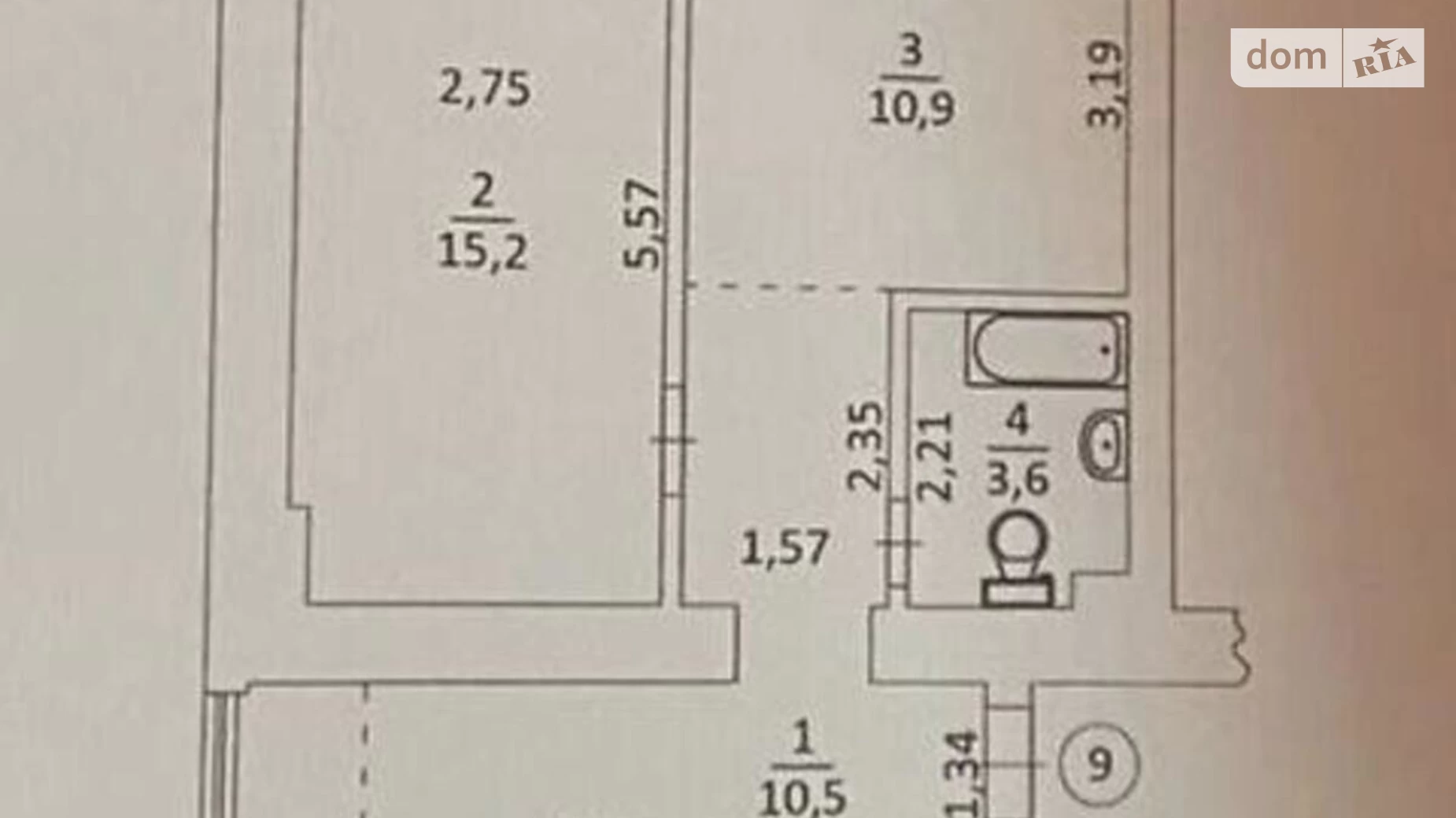 Продается 1-комнатная квартира 47 кв. м в Киеве, ул. Рыбальская, 8