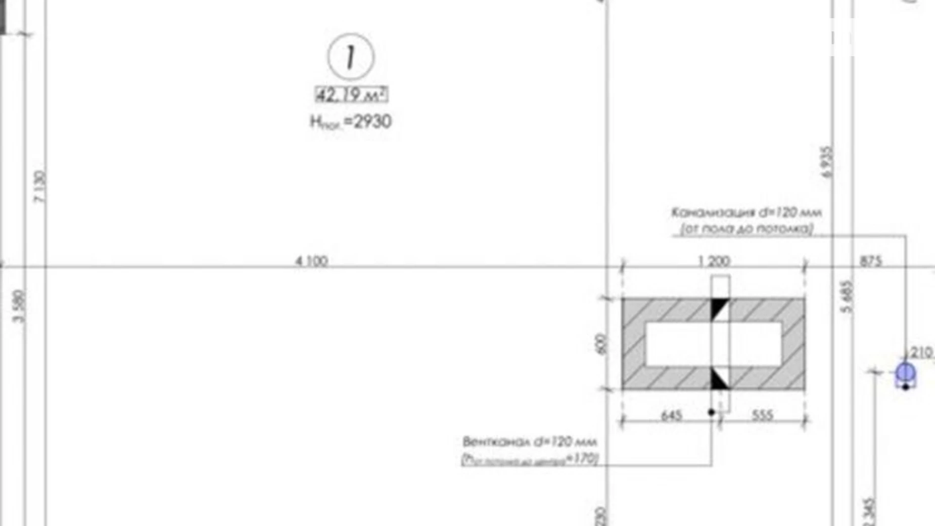 Продається 2-кімнатна квартира 43 кв. м у Дніпрі, вул. Вернадського Володимира, 35Н