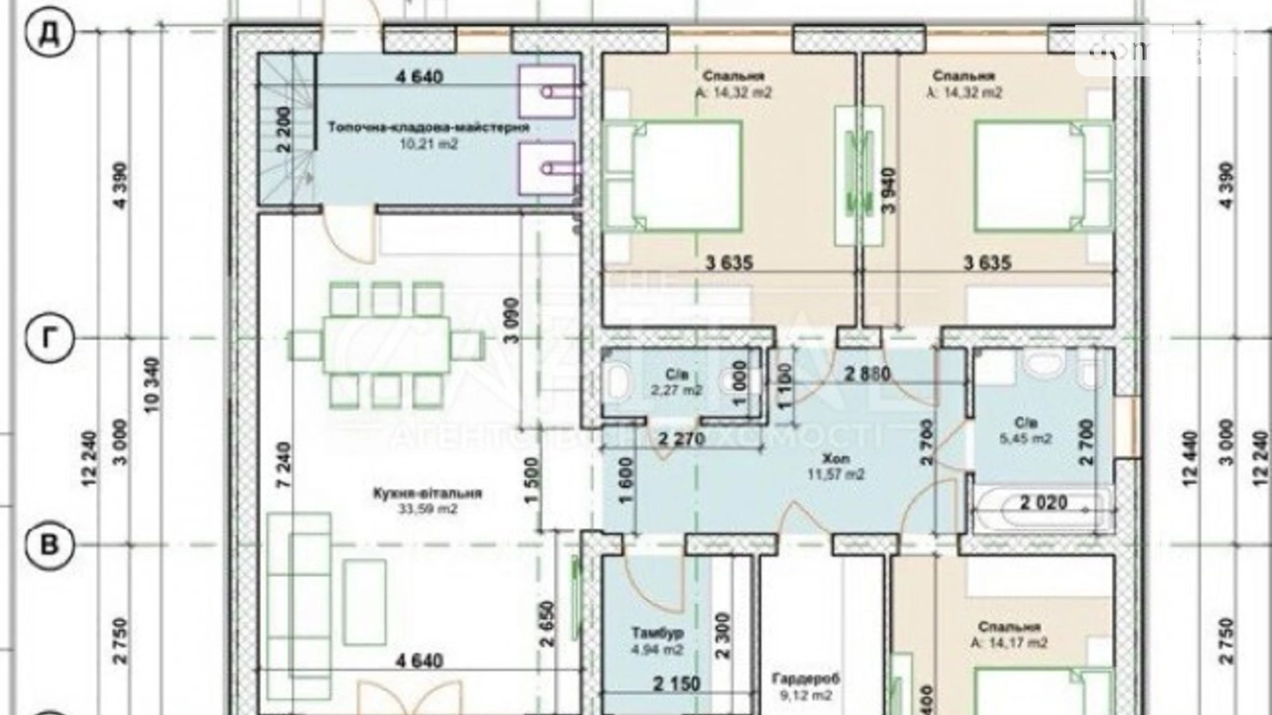 Продається одноповерховий будинок 120 кв. м з ділянкою, цена: 110250 $ - фото 3