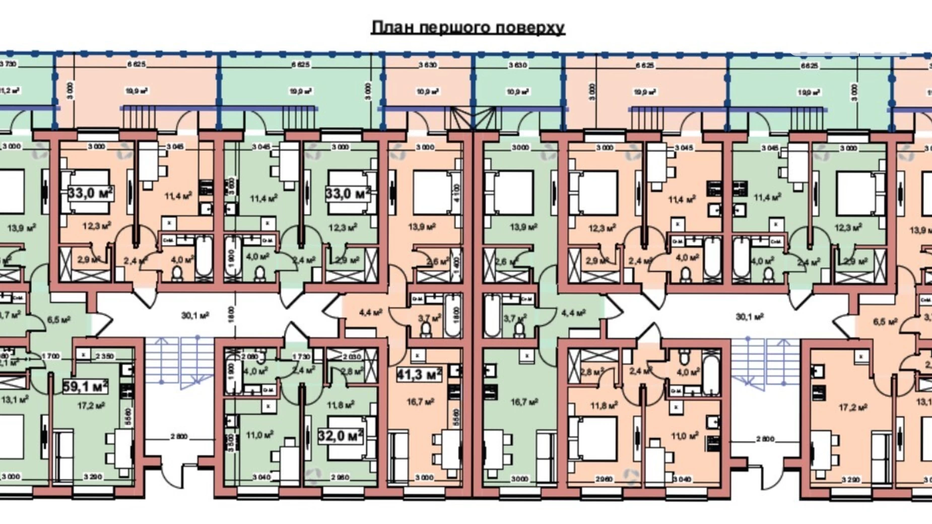 Продається 1-кімнатна квартира 45.6 кв. м у Рівному