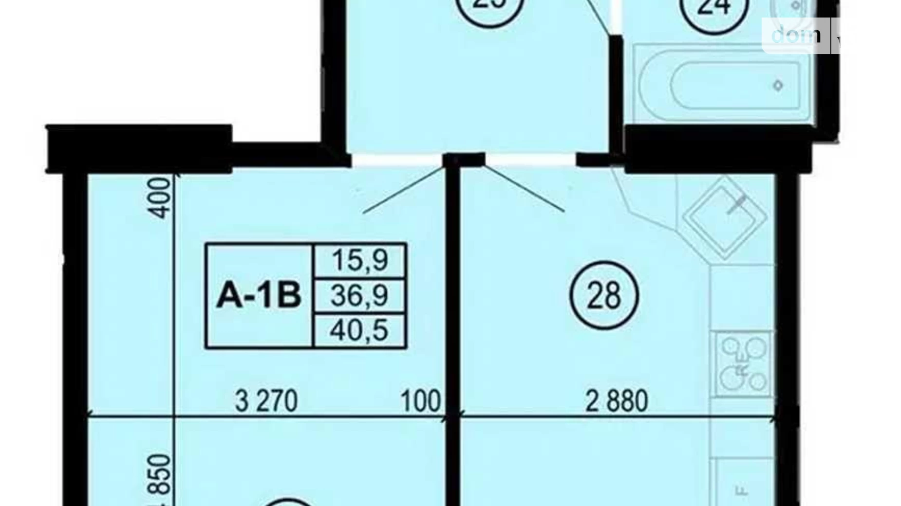 Продается 1-комнатная квартира 40 кв. м в Харькове, просп. Героев Харькова(Московский), 97 - фото 3