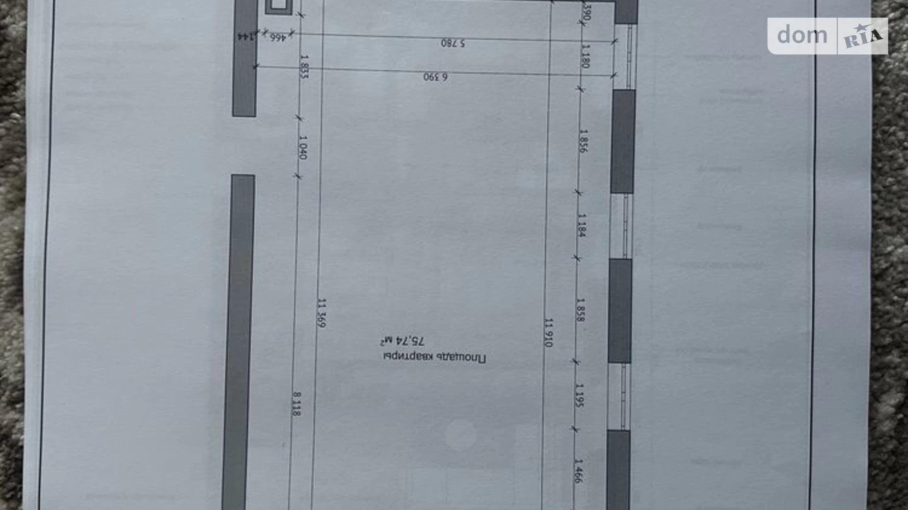 Продается 1-комнатная квартира 76 кв. м в Днепре, ул. Набережная Победы, 112Д