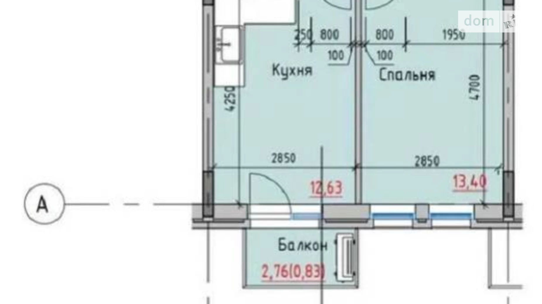 Продается 1-комнатная квартира 38 кв. м в Одессе, ул. Радостная