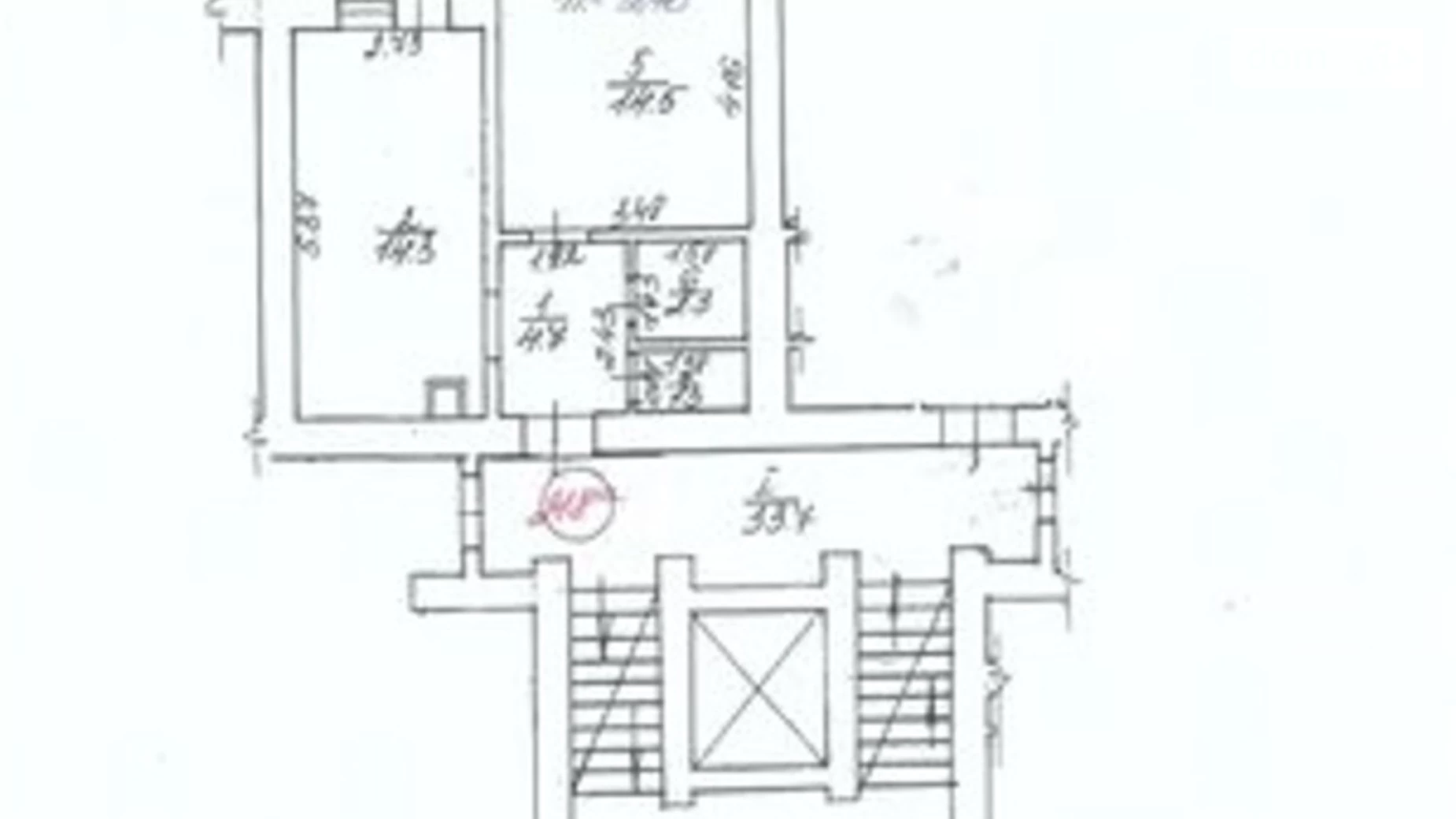 Продається 1-кімнатна квартира 45 кв. м у Львові, вул. Шевченка Тараса, 418