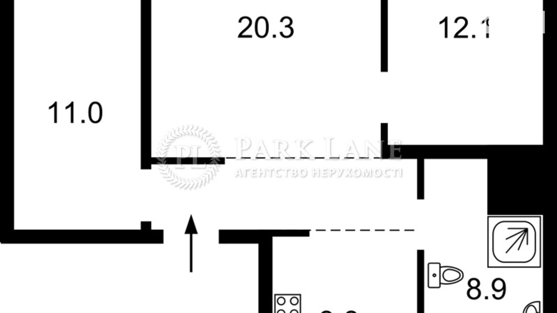 Продается 3-комнатная квартира 68 кв. м в Киеве, ул. Пирогова, 2