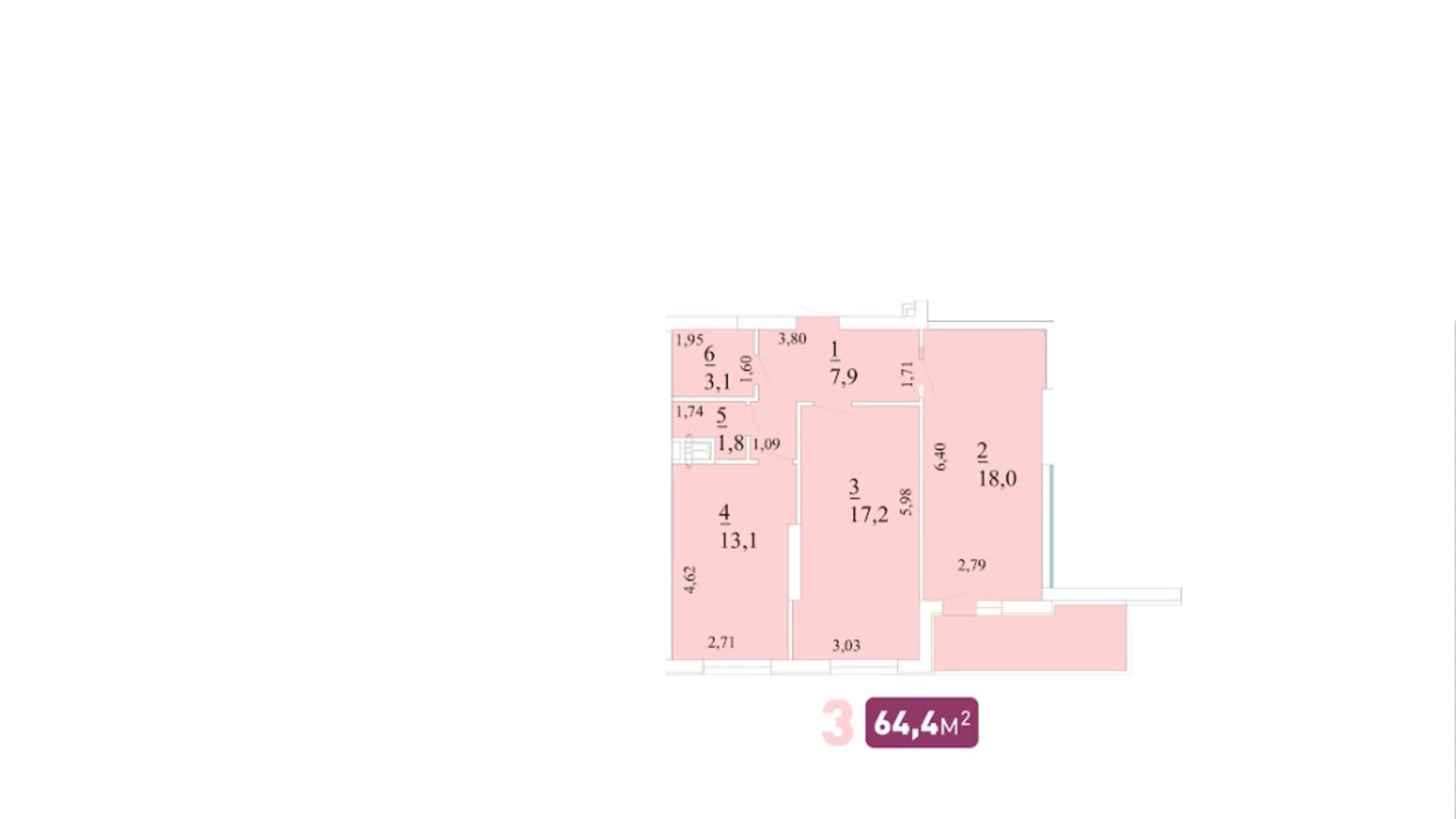 Продається 1-кімнатна квартира 55.5 кв. м у Одесі, вул. Новаторів - фото 2
