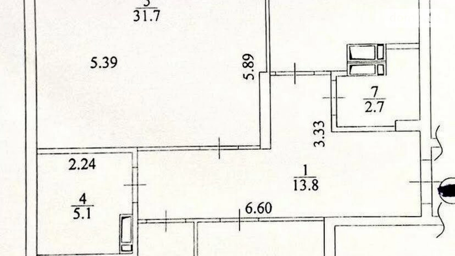 Продается 3-комнатная квартира 109 кв. м в Киеве, ул. Академика Филатова, 53 - фото 2