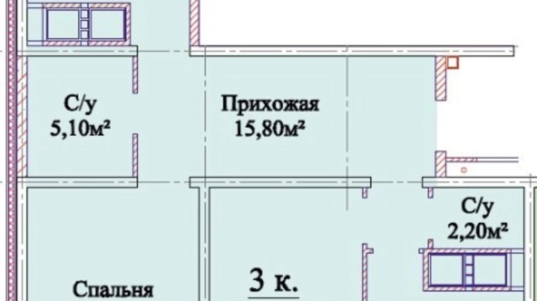 Продается 3-комнатная квартира 93.3 кв. м в Одессе, ул. Михайловская, 8