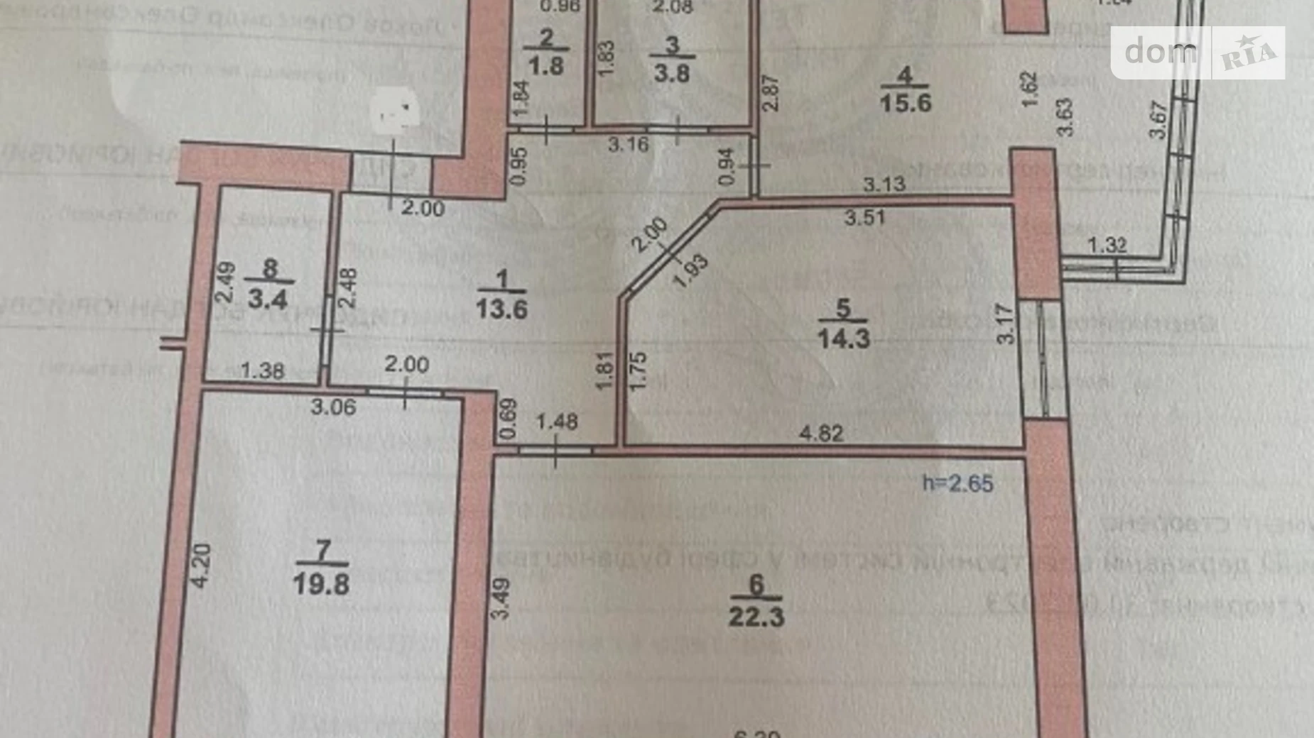 Продается 3-комнатная квартира 94 кв. м в, цена: 89000 $ - фото 2