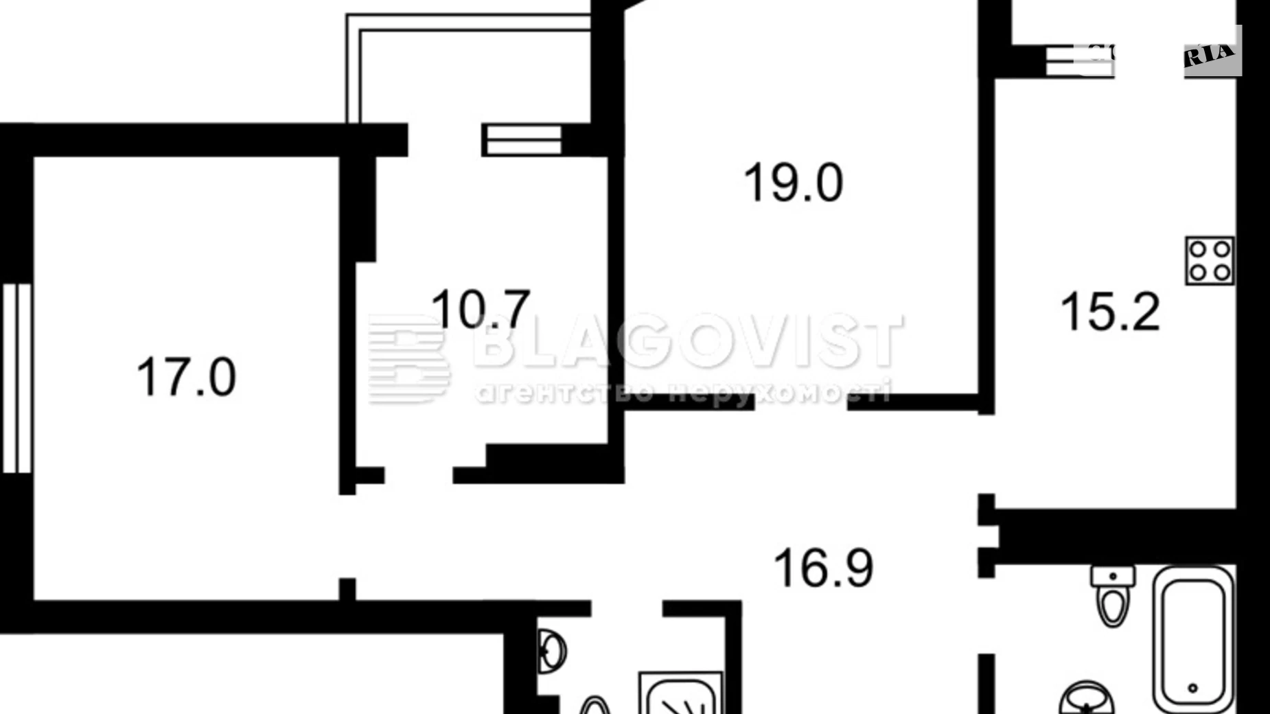 Продается 3-комнатная квартира 93 кв. м в Киеве, ул. Никольско-Слободская, 3А - фото 5