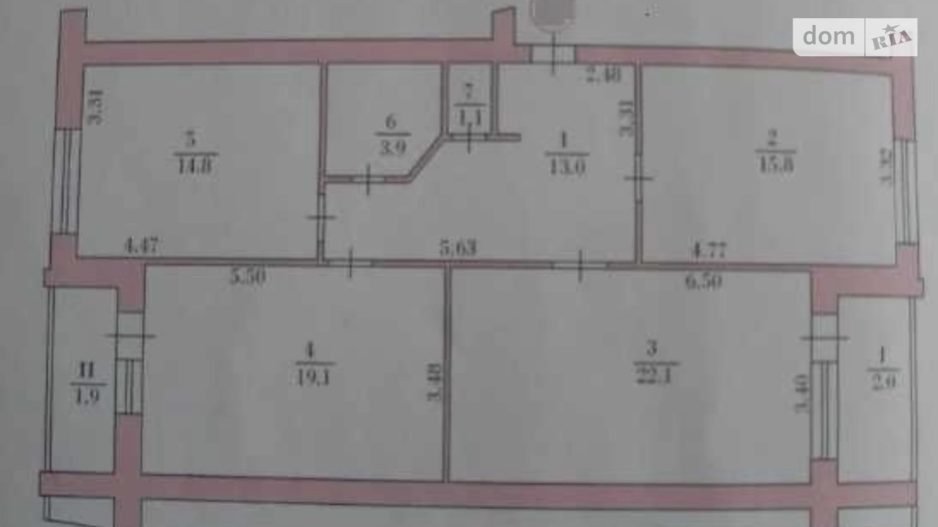 3-кімнатна квартира 94 кв. м у Тернополі, вул. Вільхова