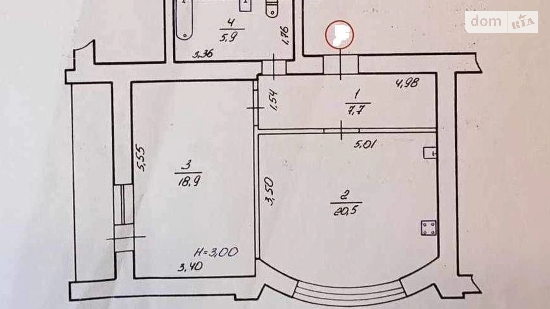 Продается 1-комнатная квартира 56 кв. м в Харькове, ул. Академика Барабашова, 32 - фото 3