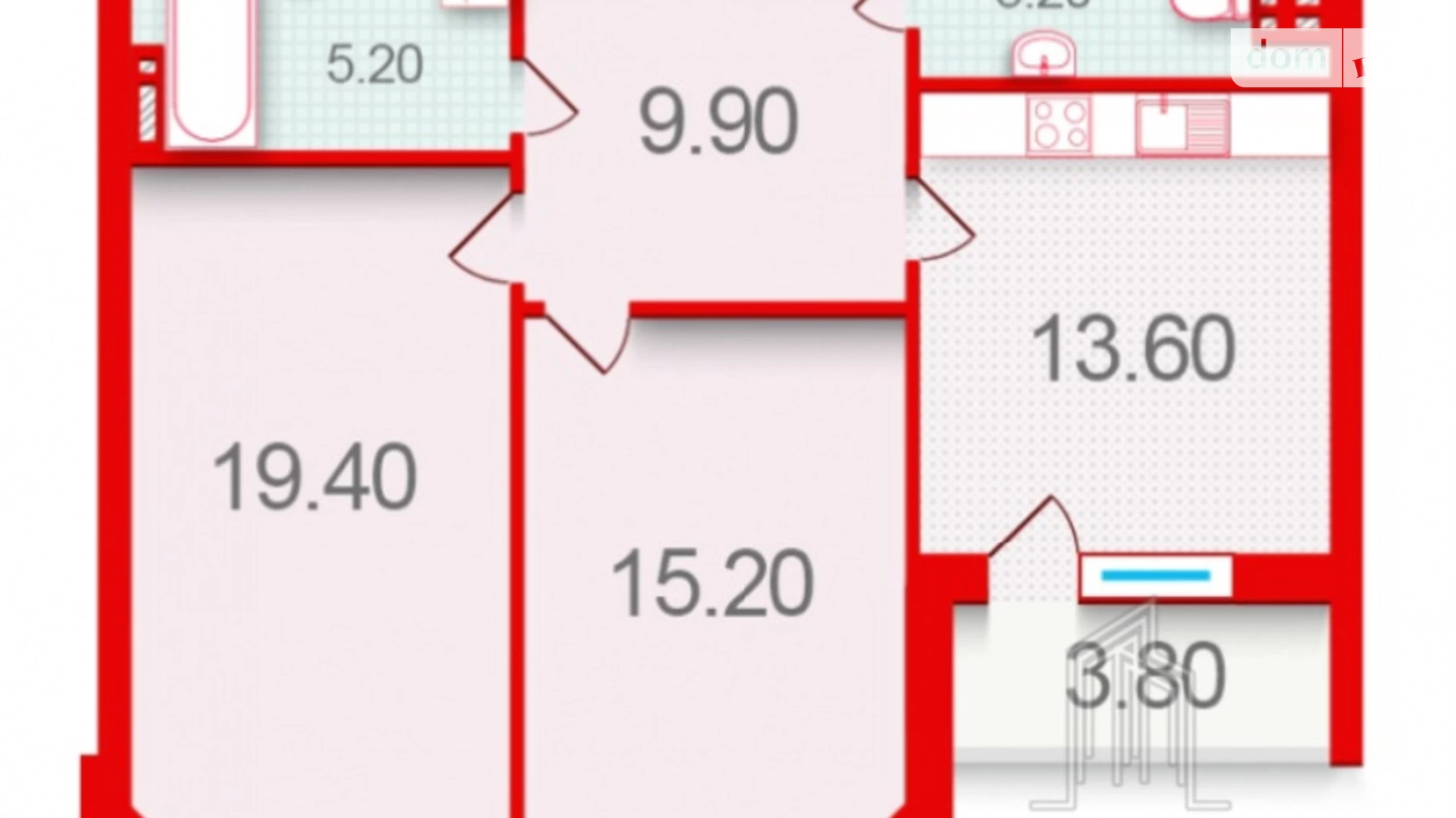 Продается 2-комнатная квартира 73 кв. м в Киеве, ул. Златоустовская, 27