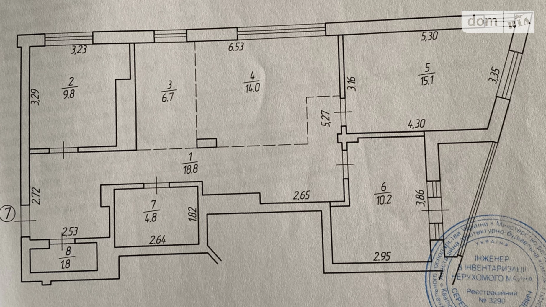 Продается 3-комнатная квартира 85 кв. м в Ровно, ул. Студенческая