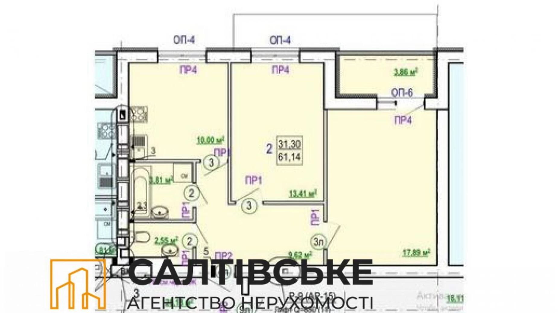 Продается 2-комнатная квартира 60 кв. м в Харькове, ул. Борткевича, 15 - фото 5