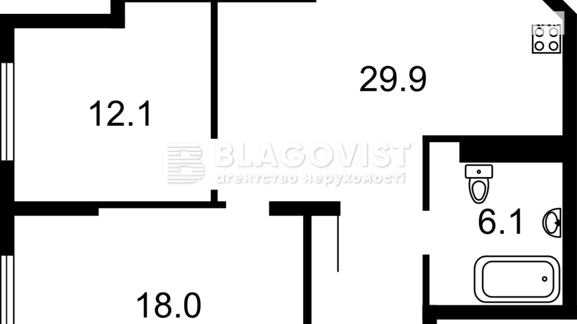 Продается 2-комнатная квартира 66.2 кв. м в Киеве, просп. Берестейский(Победы), 26 - фото 2