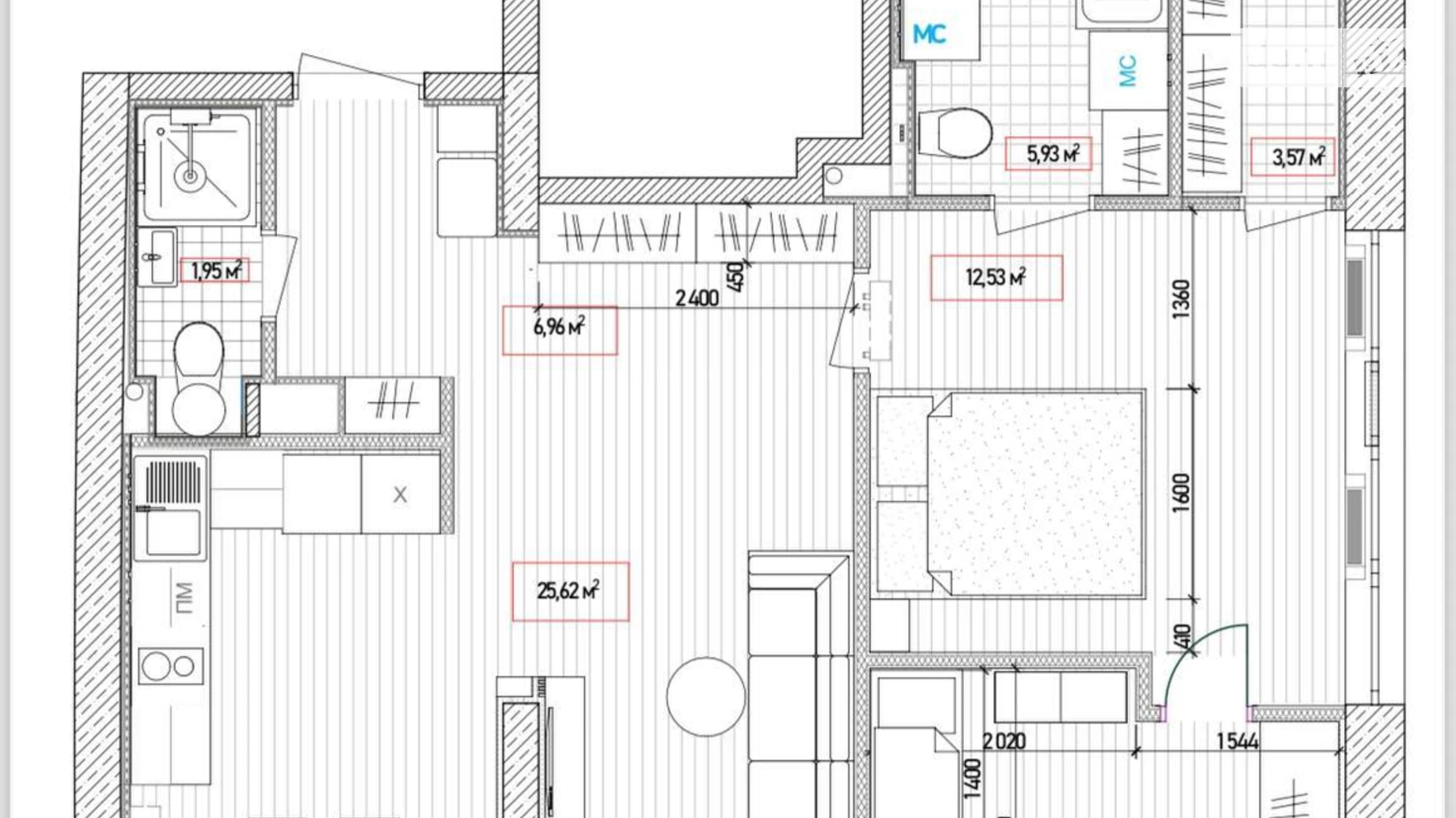 Продается 3-комнатная квартира 71 кв. м в Днепре, ул. Вернадского Владимира, 35Б/1 - фото 2