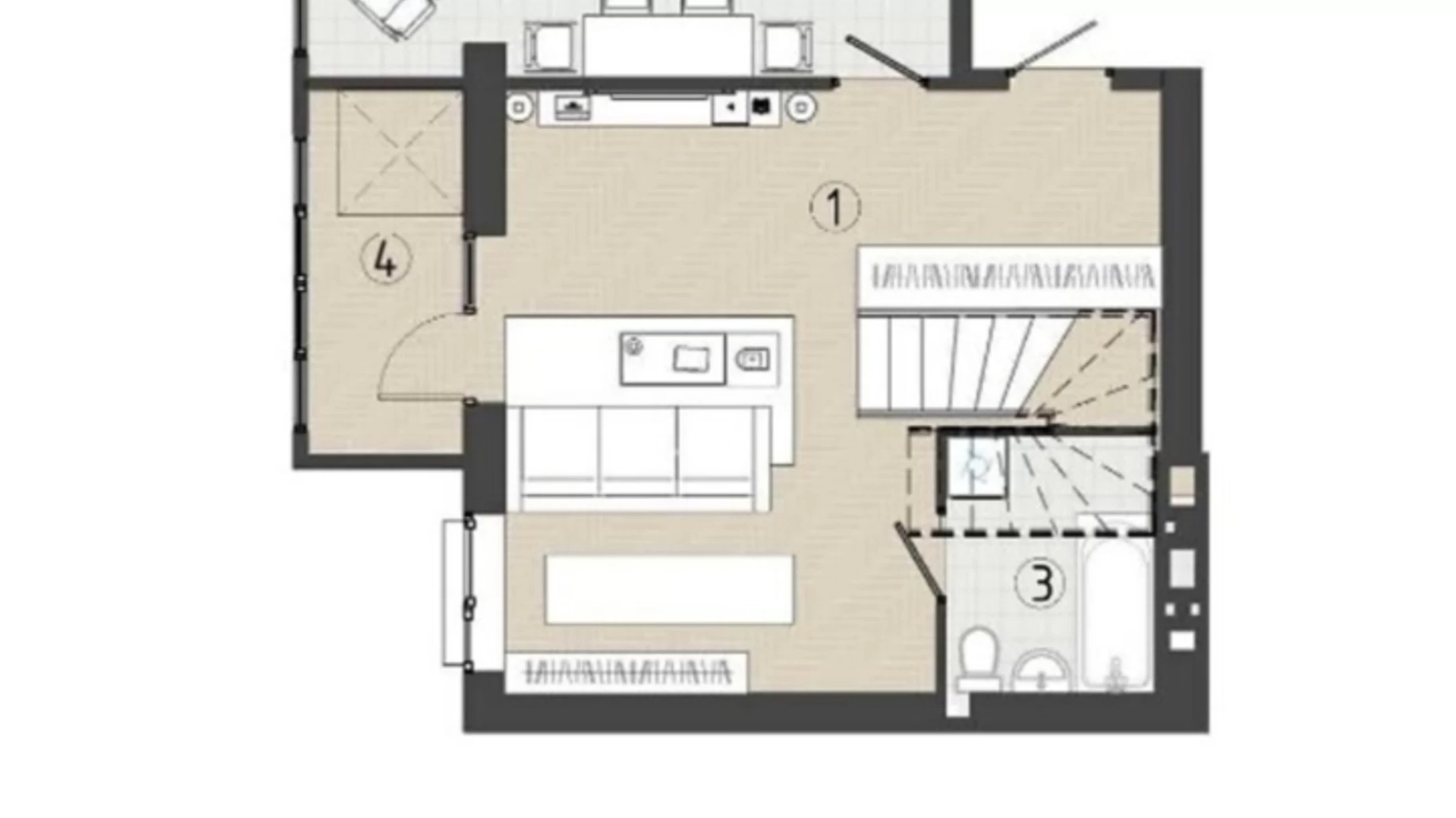 Продается 3-комнатная квартира 116.6 кв. м в Виннице, просп. Юности