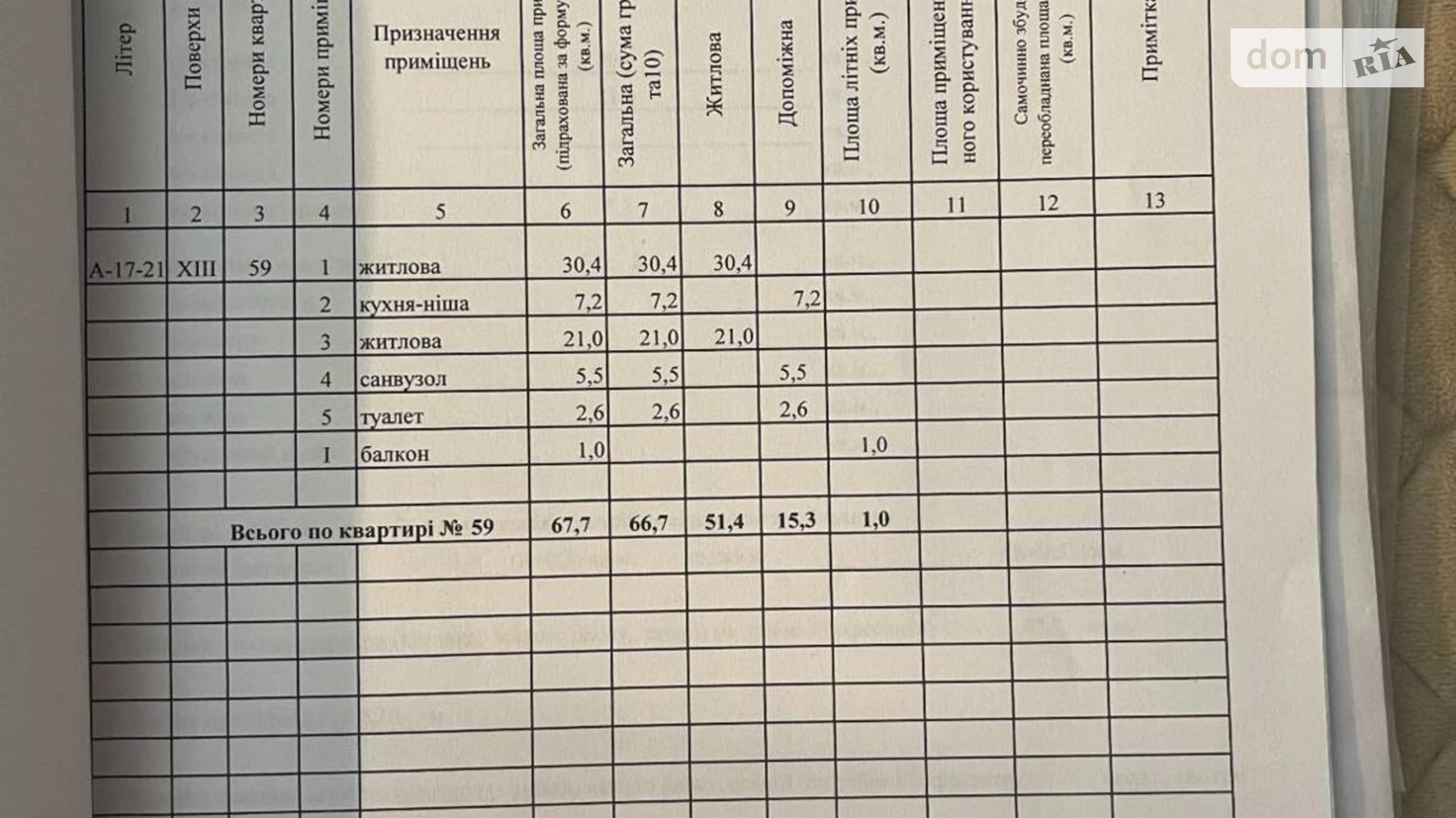Продается 3-комнатная квартира 66.7 кв. м в Днепре, ул. Степана Бандеры(Шмидта), 15 - фото 13