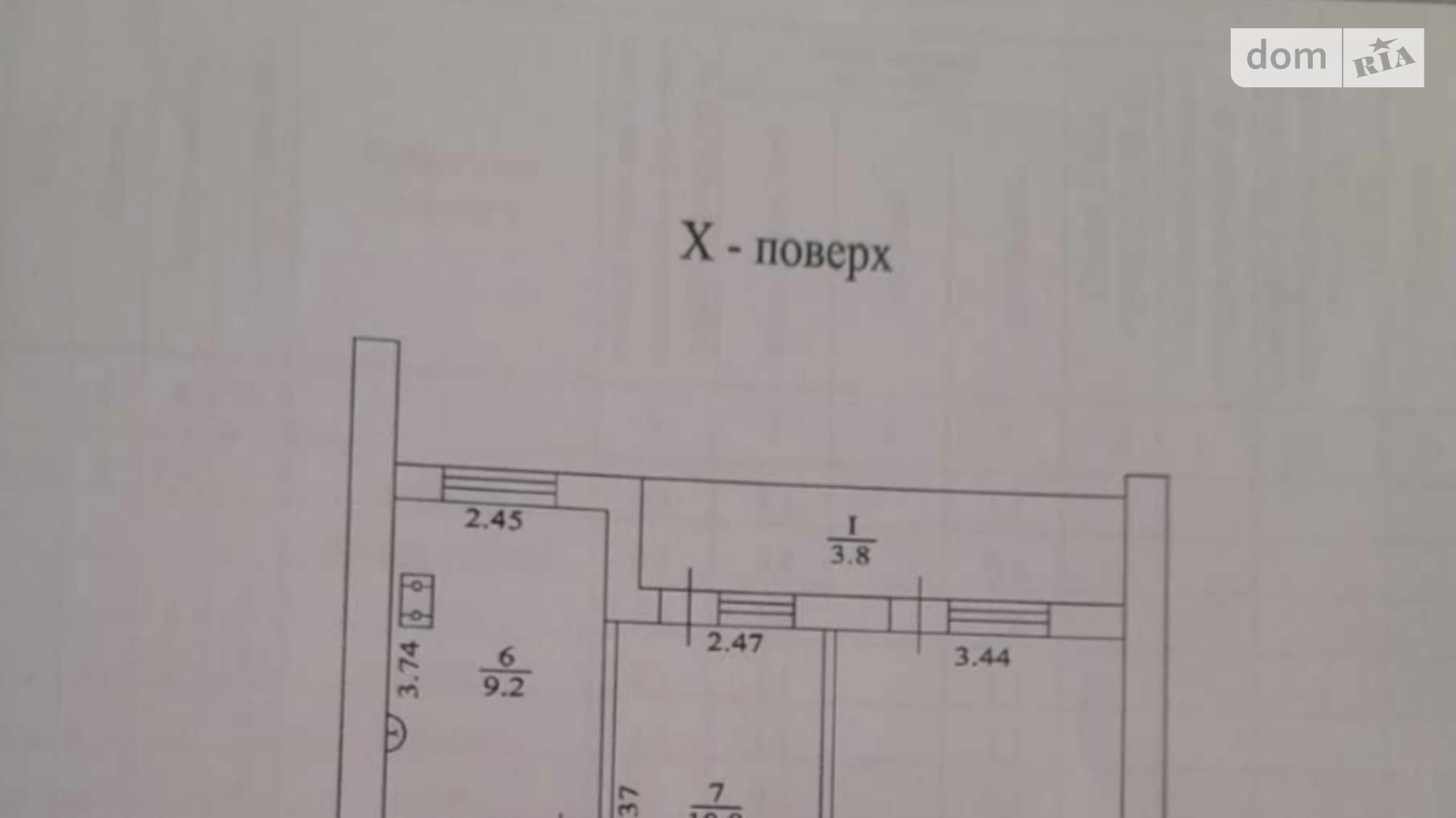 Продається 2-кімнатна квартира 55.4 кв. м у Дніпрі, просп. Поля Олександра, 102Д