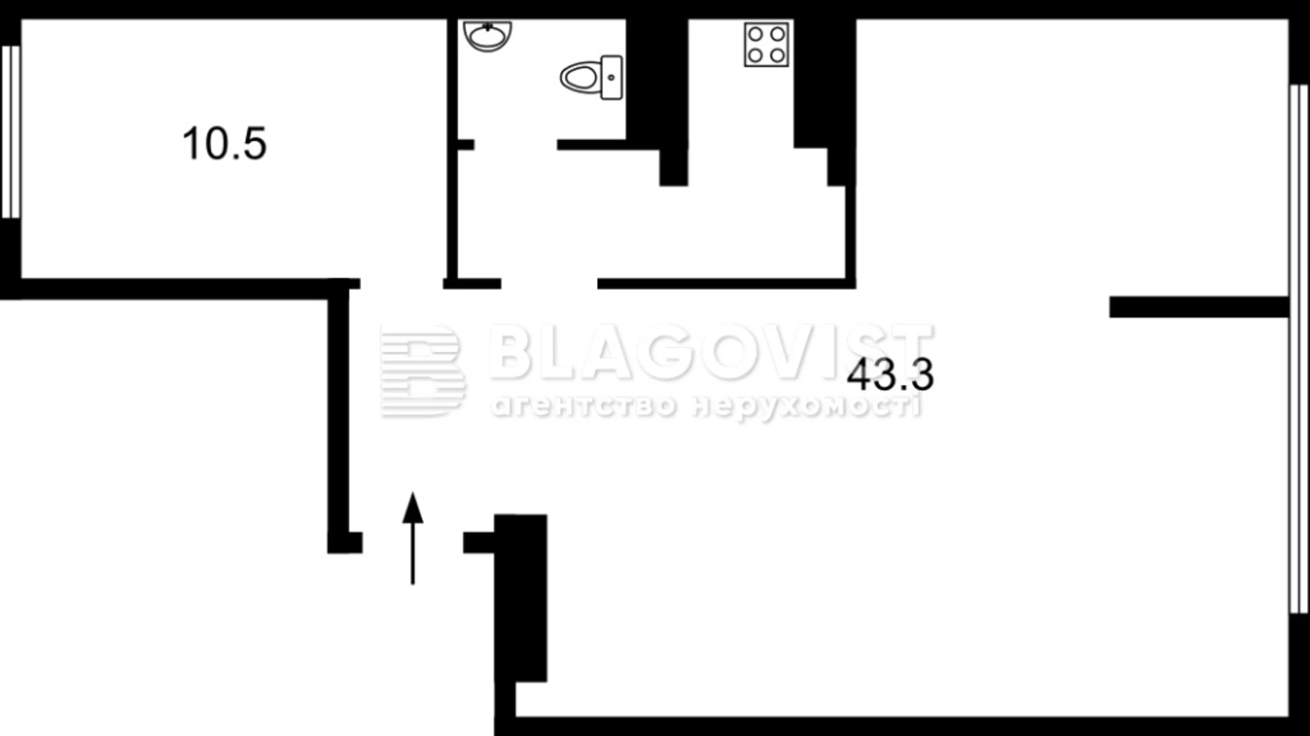 Продается 3-комнатная квартира 66.7 кв. м в Киеве, ул. Здолбуновская, 9Б