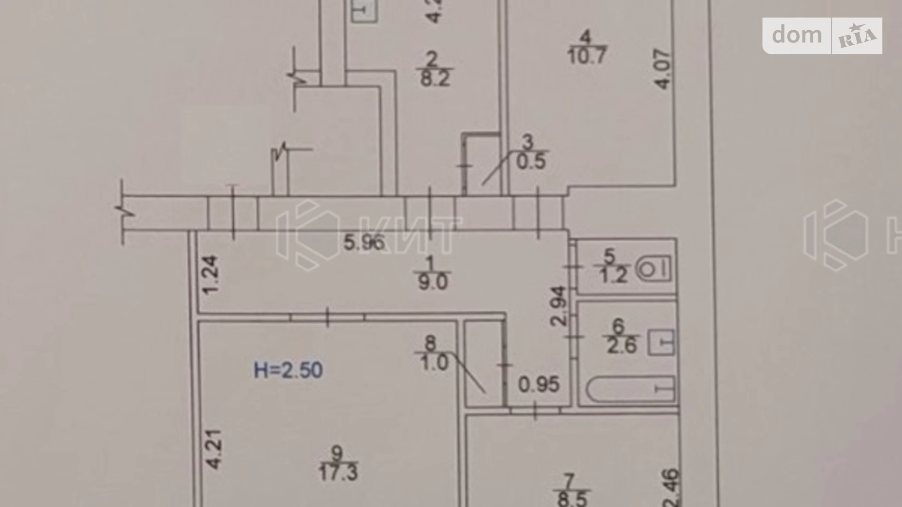 Продается 3-комнатная квартира 62.8 кв. м в Харькове, ул. Алексея Деревянко - фото 2