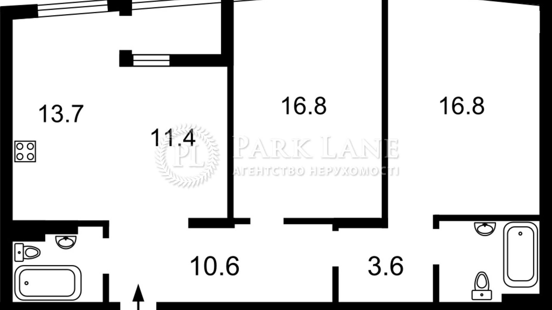 Продается 2-комнатная квартира 85 кв. м в Киеве, ул. Шолуденко, 30