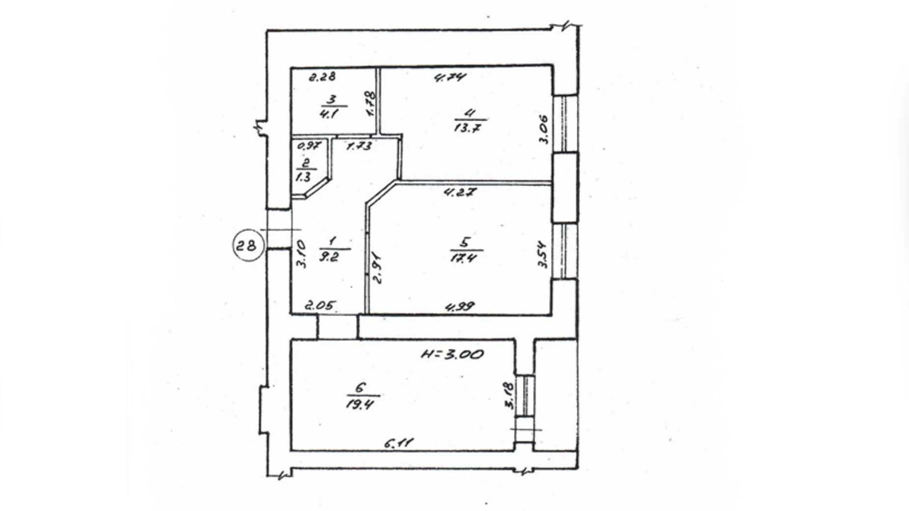 Продается 2-комнатная квартира 66.7 кв. м в Ровно, ул. Гайдамацкая, 2Б - фото 2