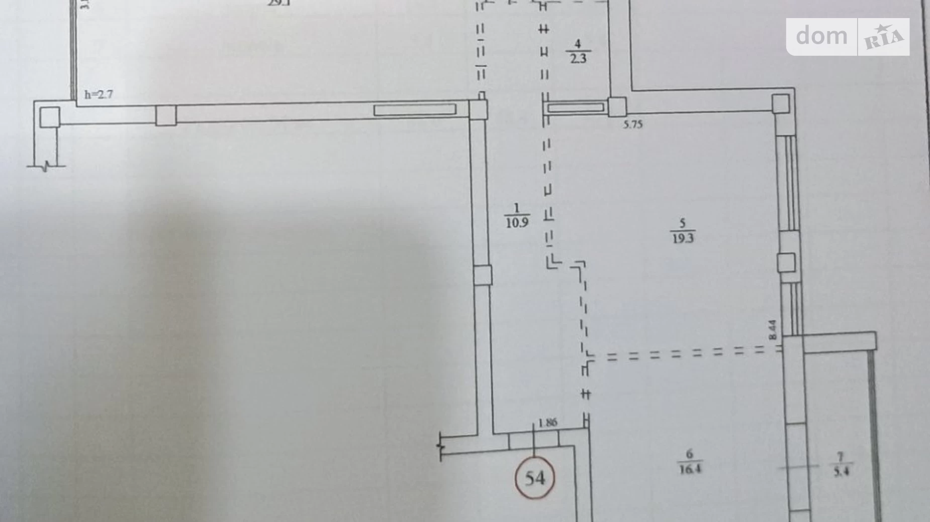 Продается 2-комнатная квартира 88.6 кв. м в Днепре, ул. Гетманская, 9 - фото 2