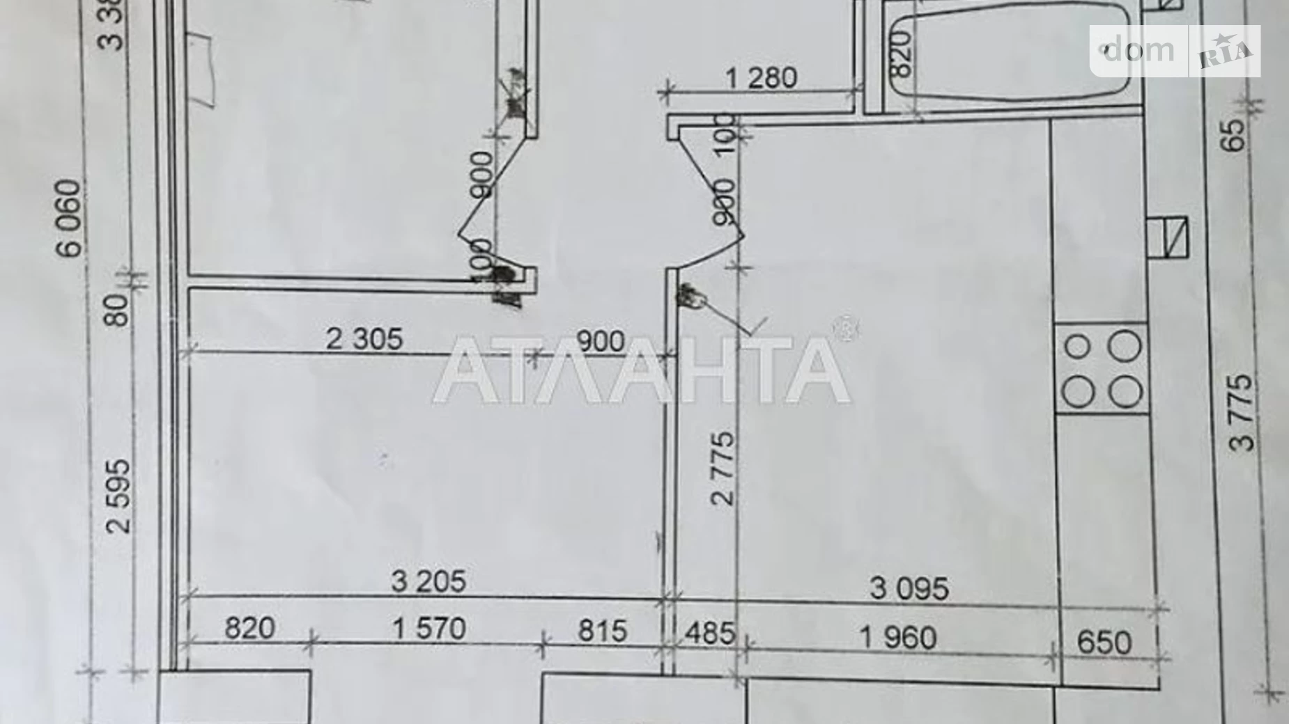 Продається 1-кімнатна квартира 40.5 кв. м у Вінниці