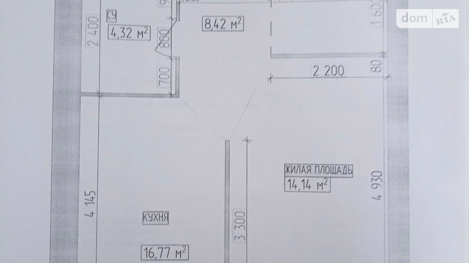 Продається 1-кімнатна квартира 43 кв. м у Дніпрі, Запорізьке шосе, 30Ж