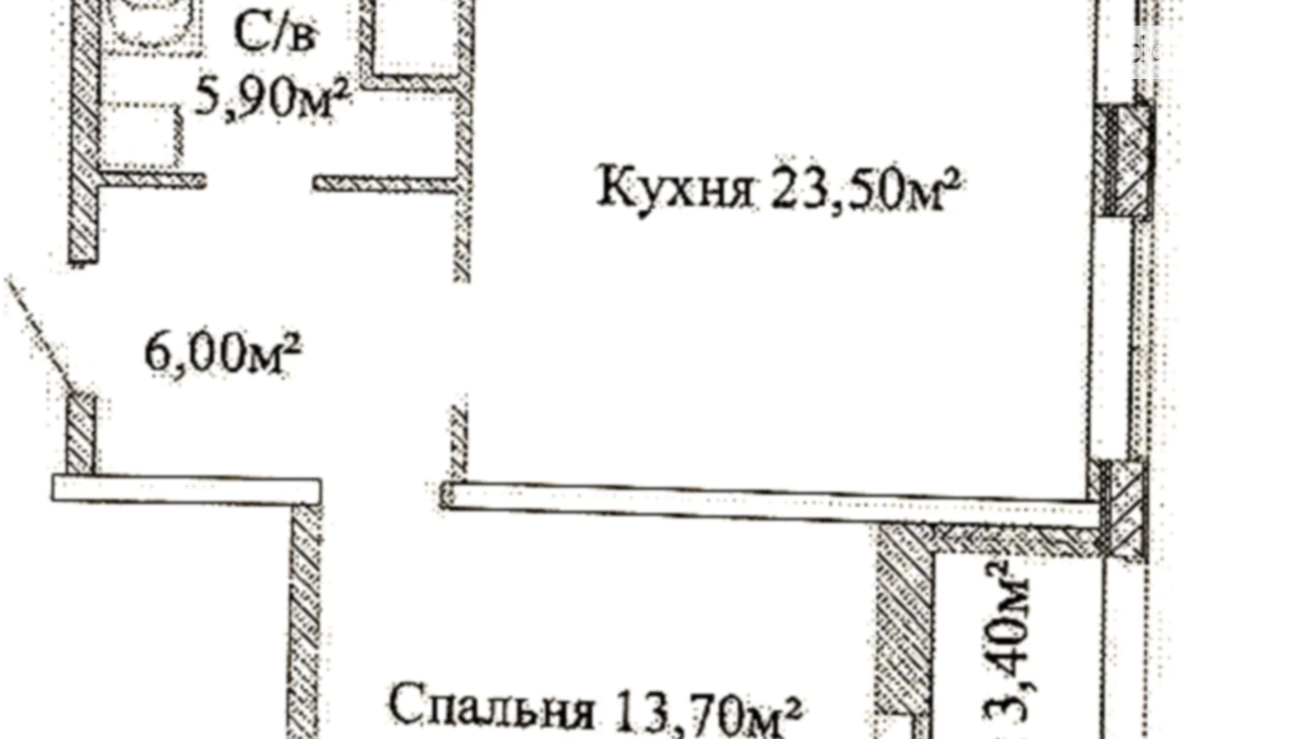 Продається 2-кімнатна квартира 52 кв. м у Одесі, вул. Варненська, 29