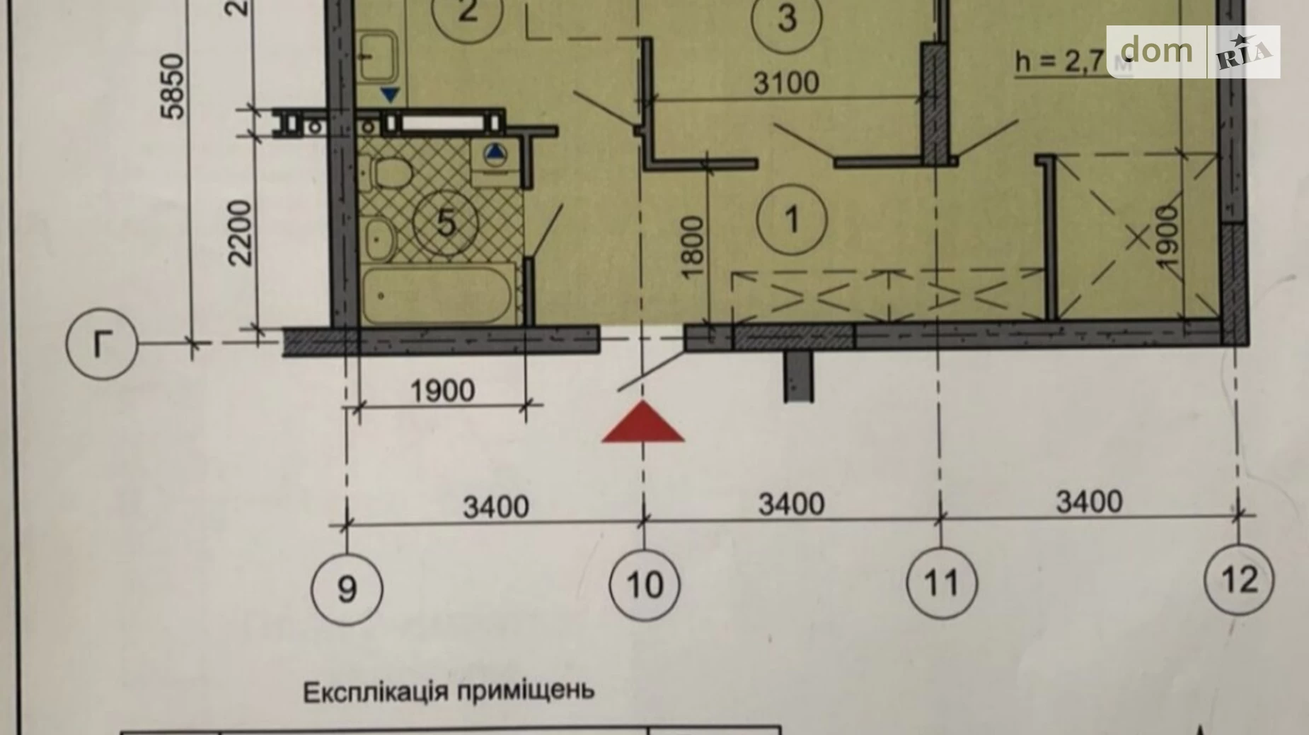 Продается 1-комнатная квартира 62 кв. м в Обухове, ул. Каштановая, 26Г